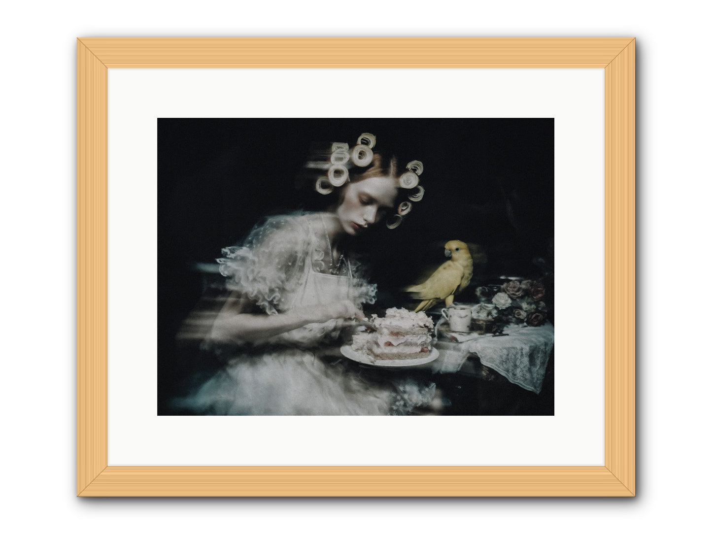 The Hidden Radiance -- Framed Print - Natural 16x12
