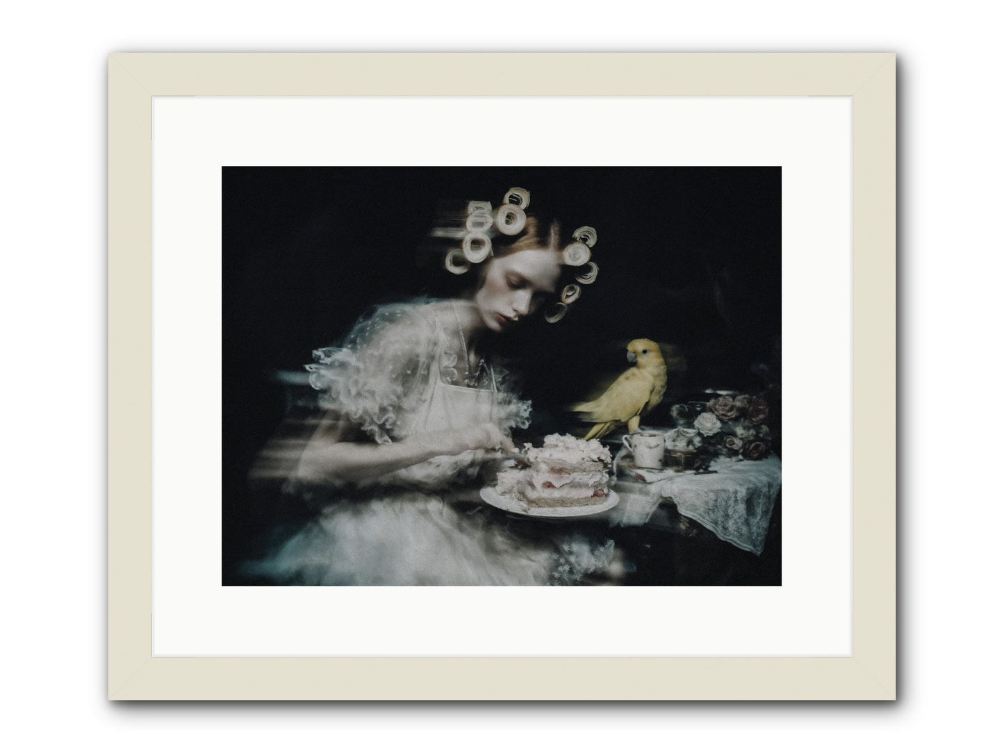 The Hidden Radiance -- Framed Print - White 16x12