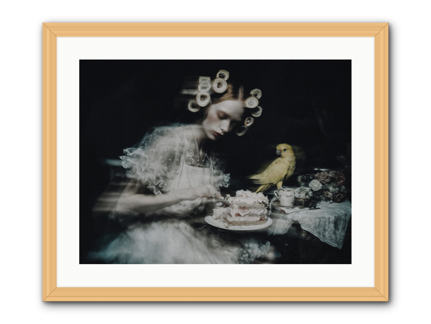 The Hidden Radiance -- Framed Print - Natural 24x18