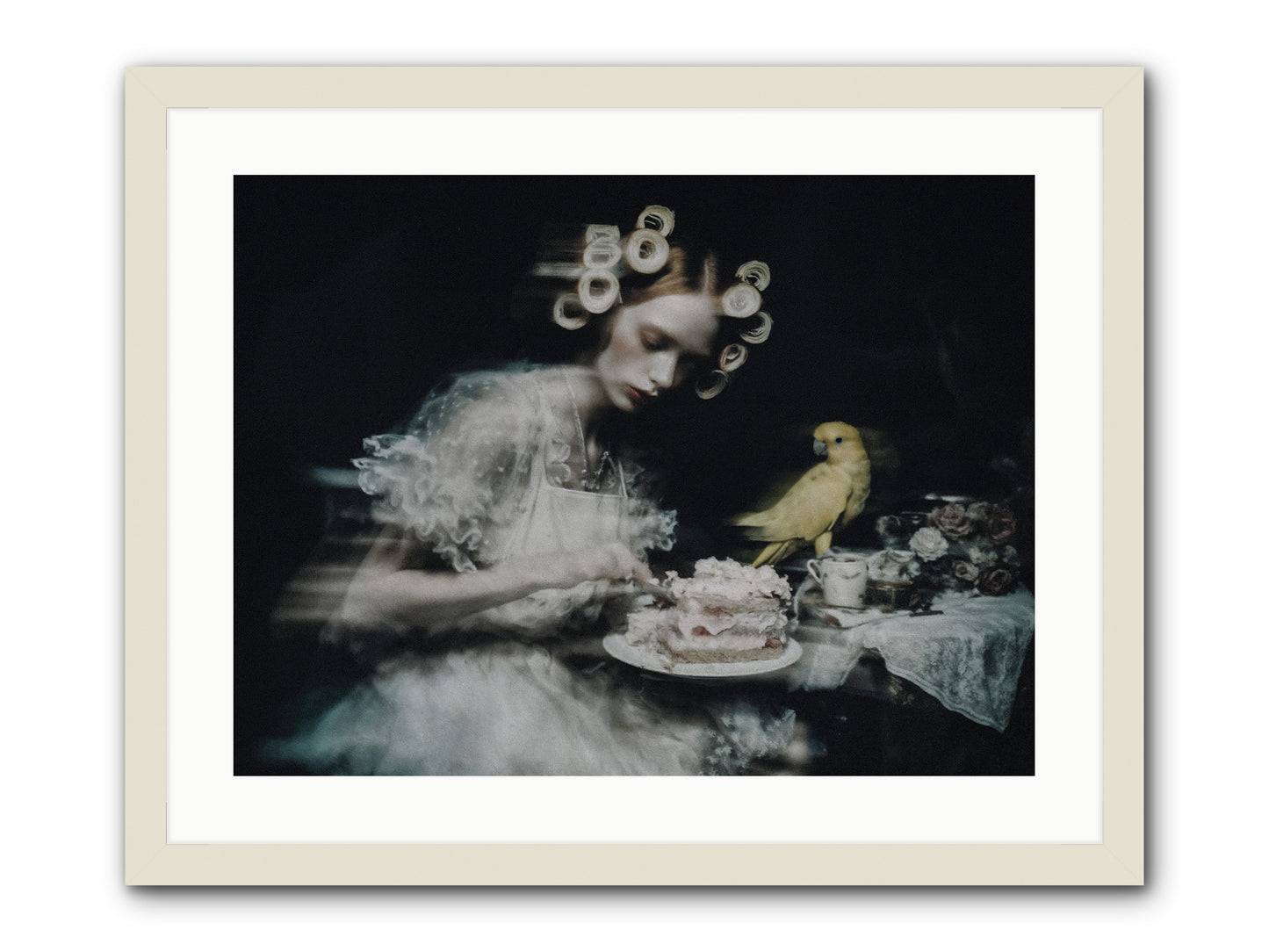 The Hidden Radiance -- Framed Print - White 24x18