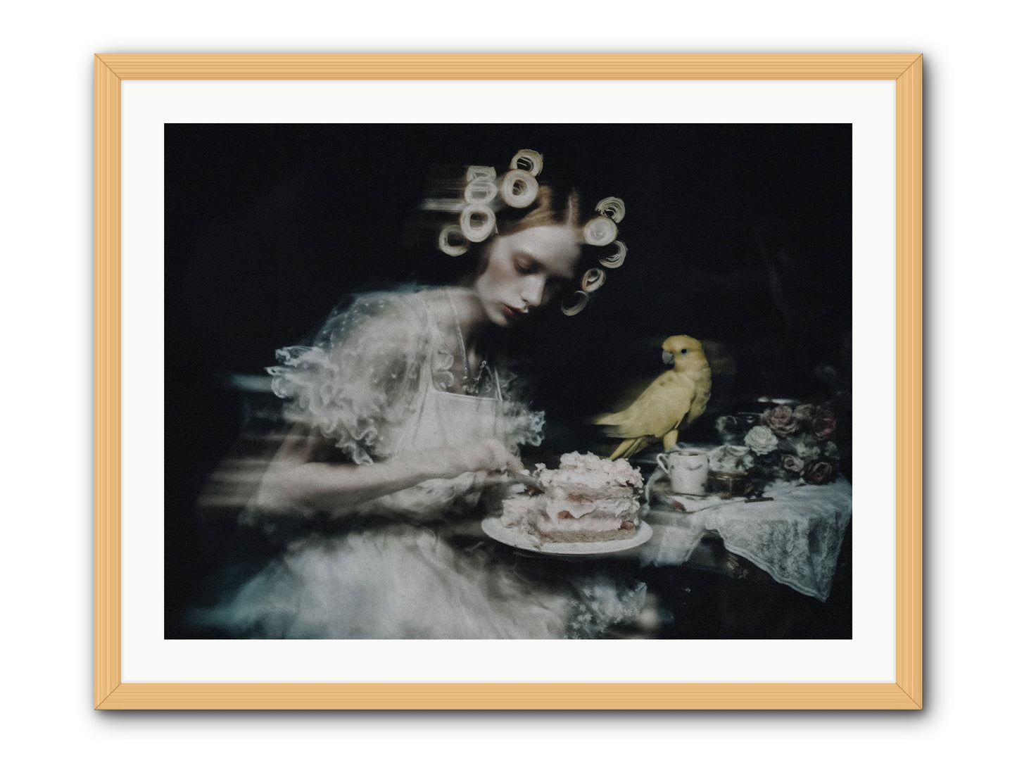 The Hidden Radiance -- Framed Print - Natural 32x24