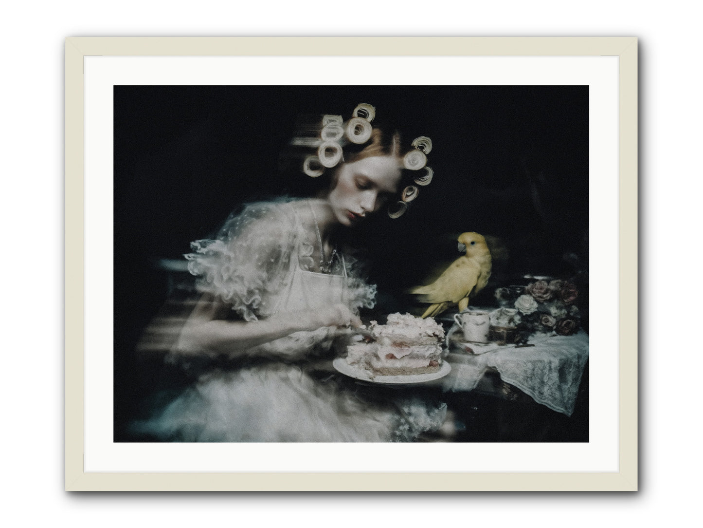 The Hidden Radiance -- Framed Print - White 32x24