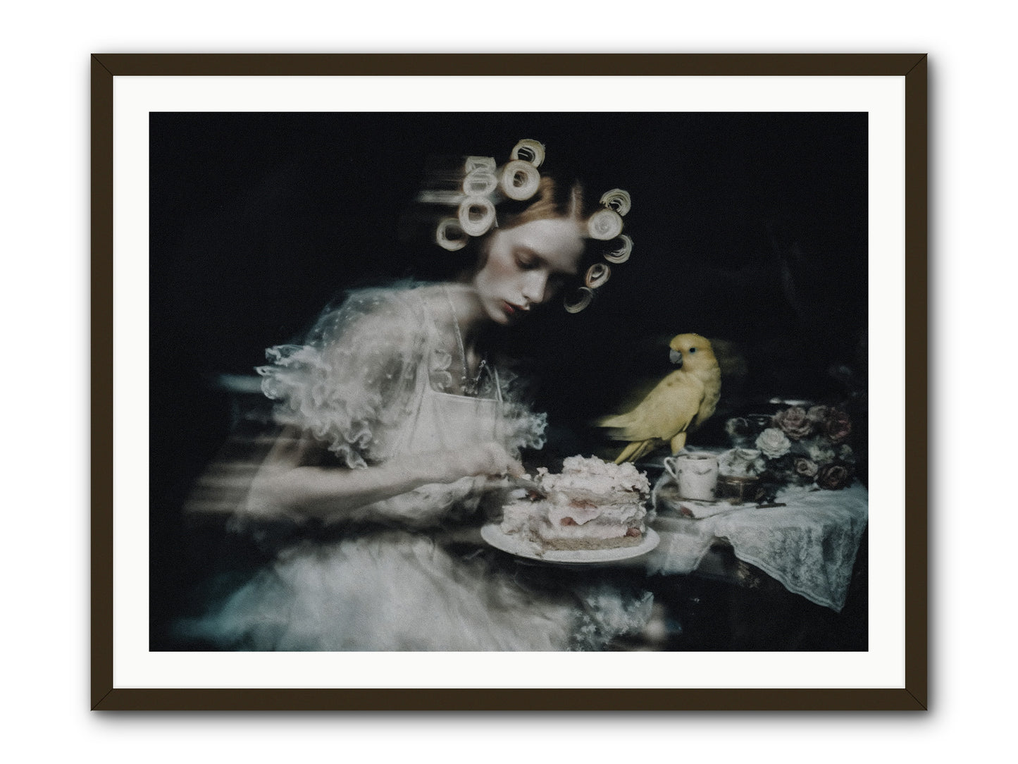 The Hidden Radiance -- Framed Print - Black 40x30