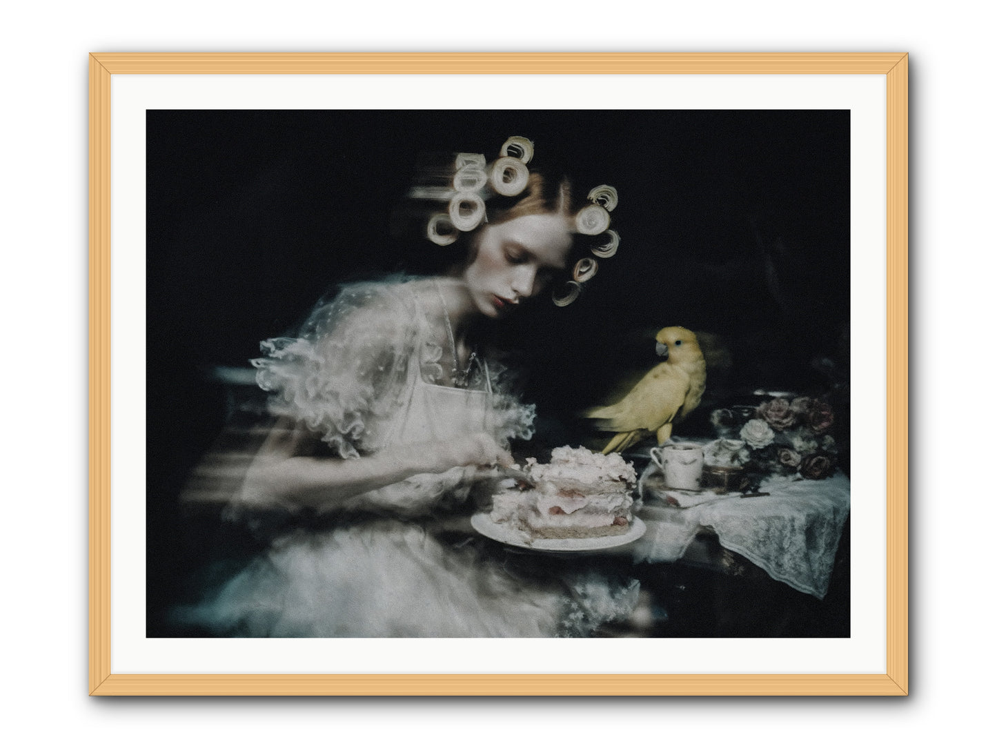 The Hidden Radiance -- Framed Print - Natural 40x30