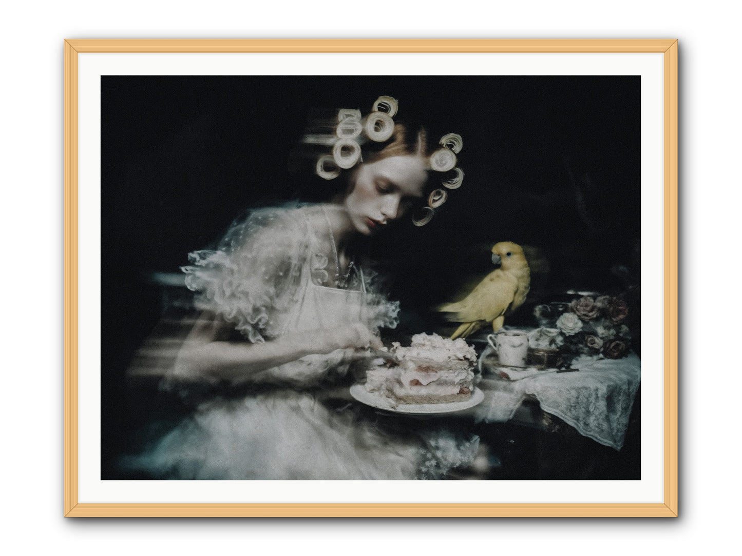 The Hidden Radiance -- Framed Print - Natural 48x36