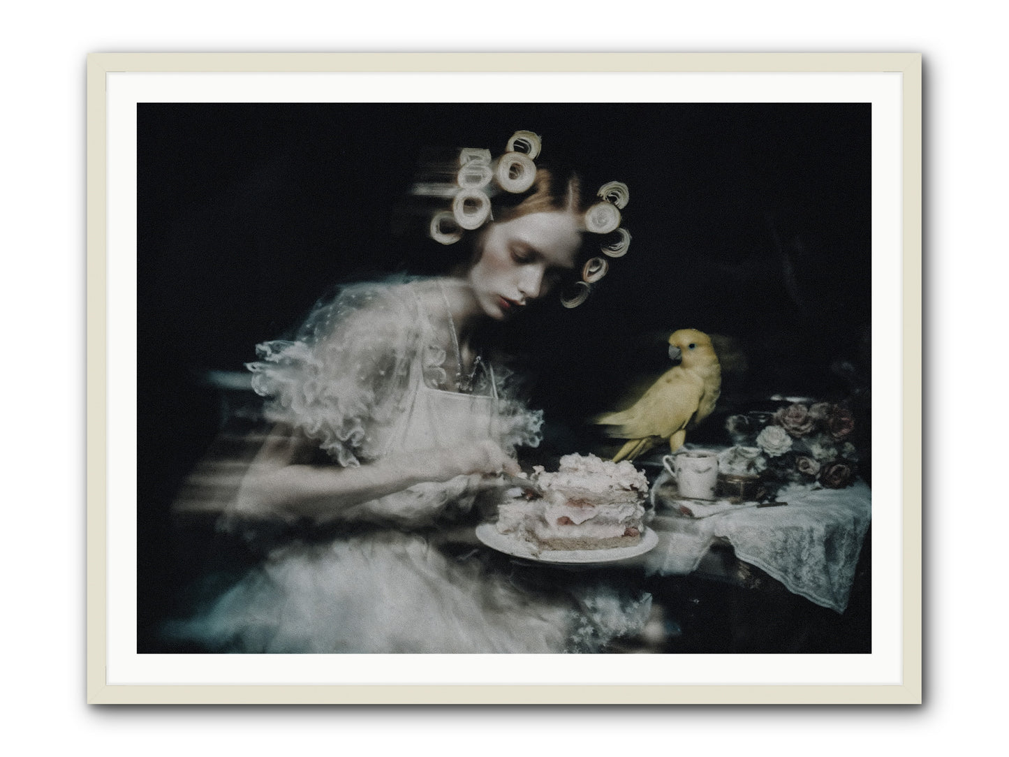 The Hidden Radiance -- Framed Print - White 48x36