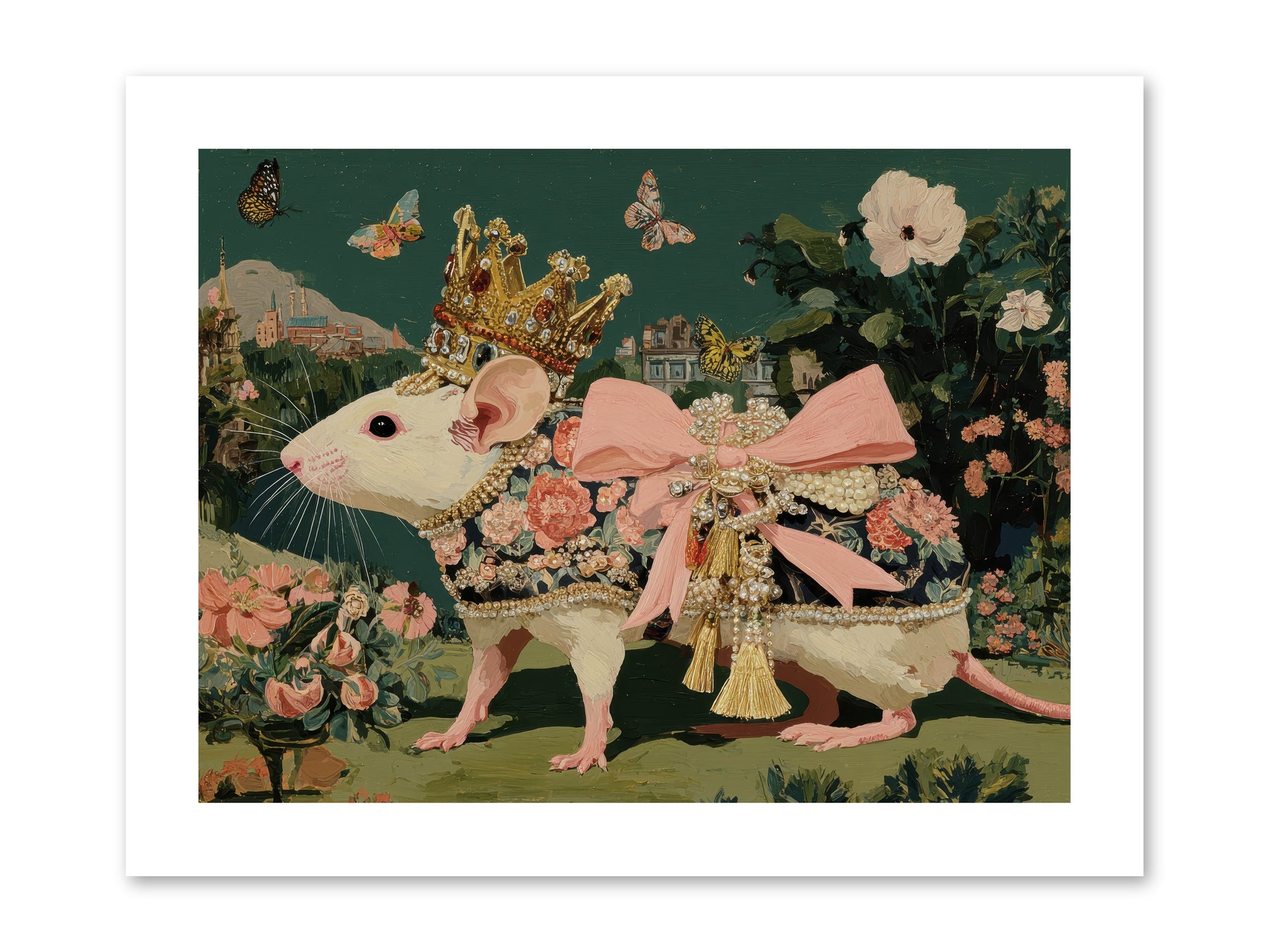 The Hidden Star Garden -- Paper Print 12x9