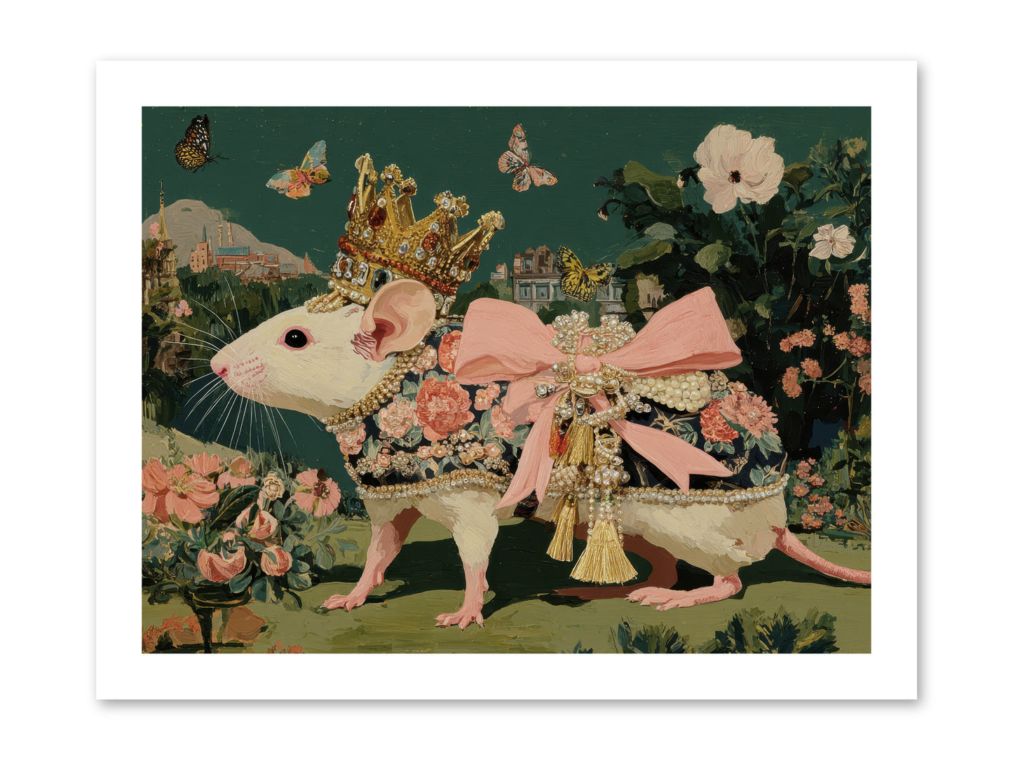 The Hidden Star Garden -- Loose Canvas Print 16x12