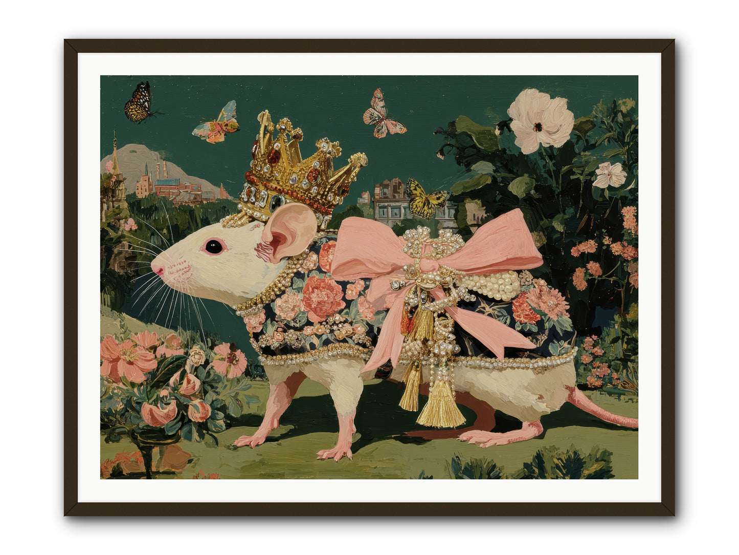 The Hidden Star Garden -- Framed Print - Black 48x36