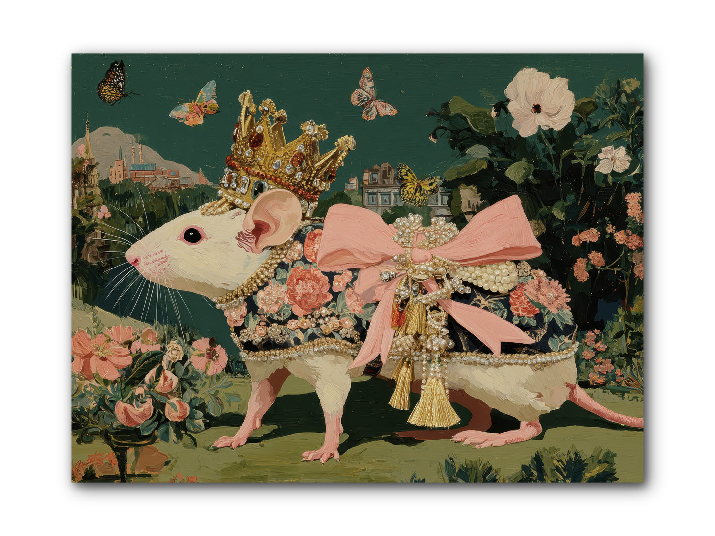The Hidden Star Garden -- Wrapped Canvas 12x9