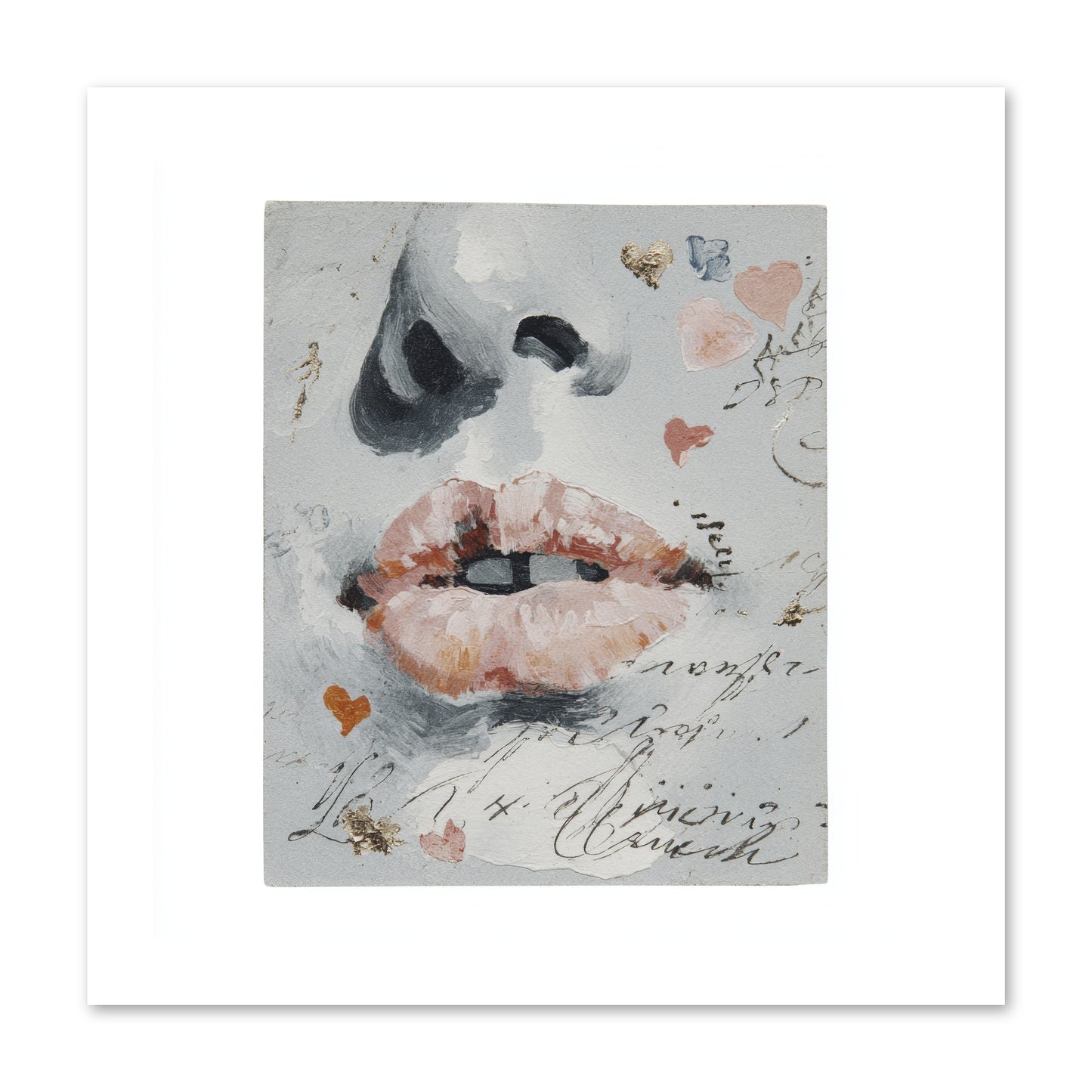 The Honey Grammar Of Your Name -- Loose Canvas Print 12x12