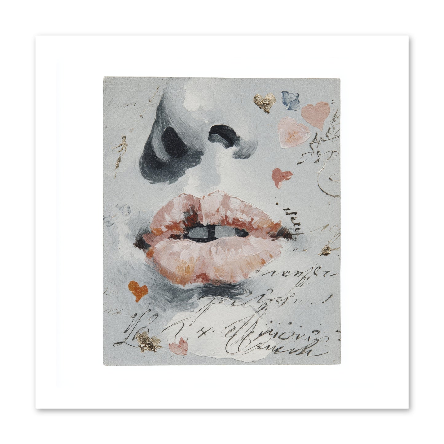 The Honey Grammar Of Your Name -- Paper Print 16x16