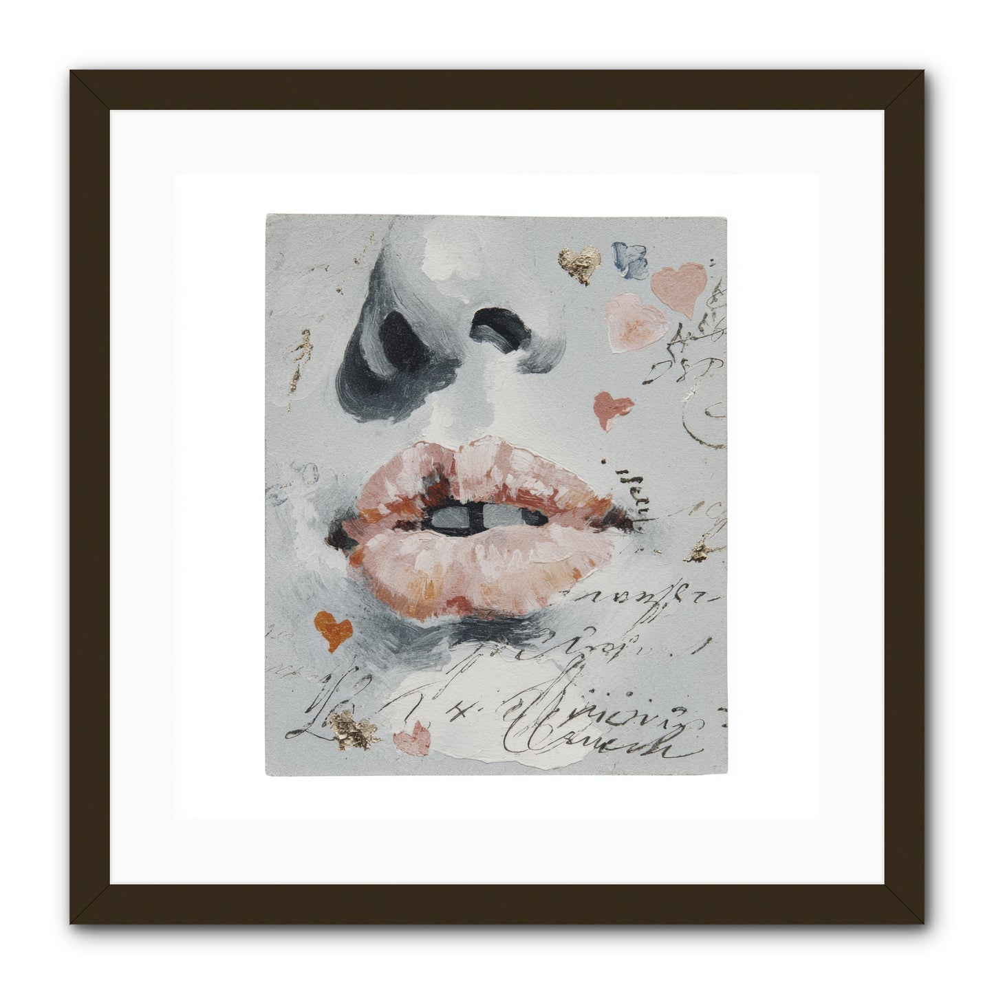 The Honey Grammar Of Your Name -- Framed Print - Black 20x20