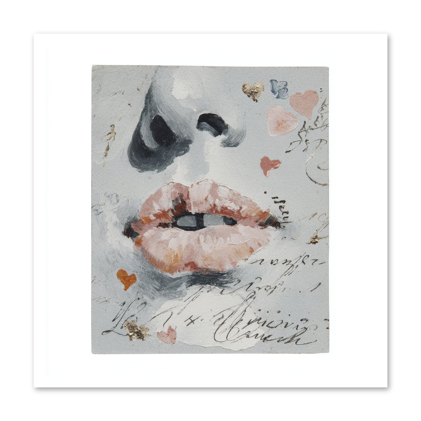 The Honey Grammar Of Your Name -- Paper Print 30x30
