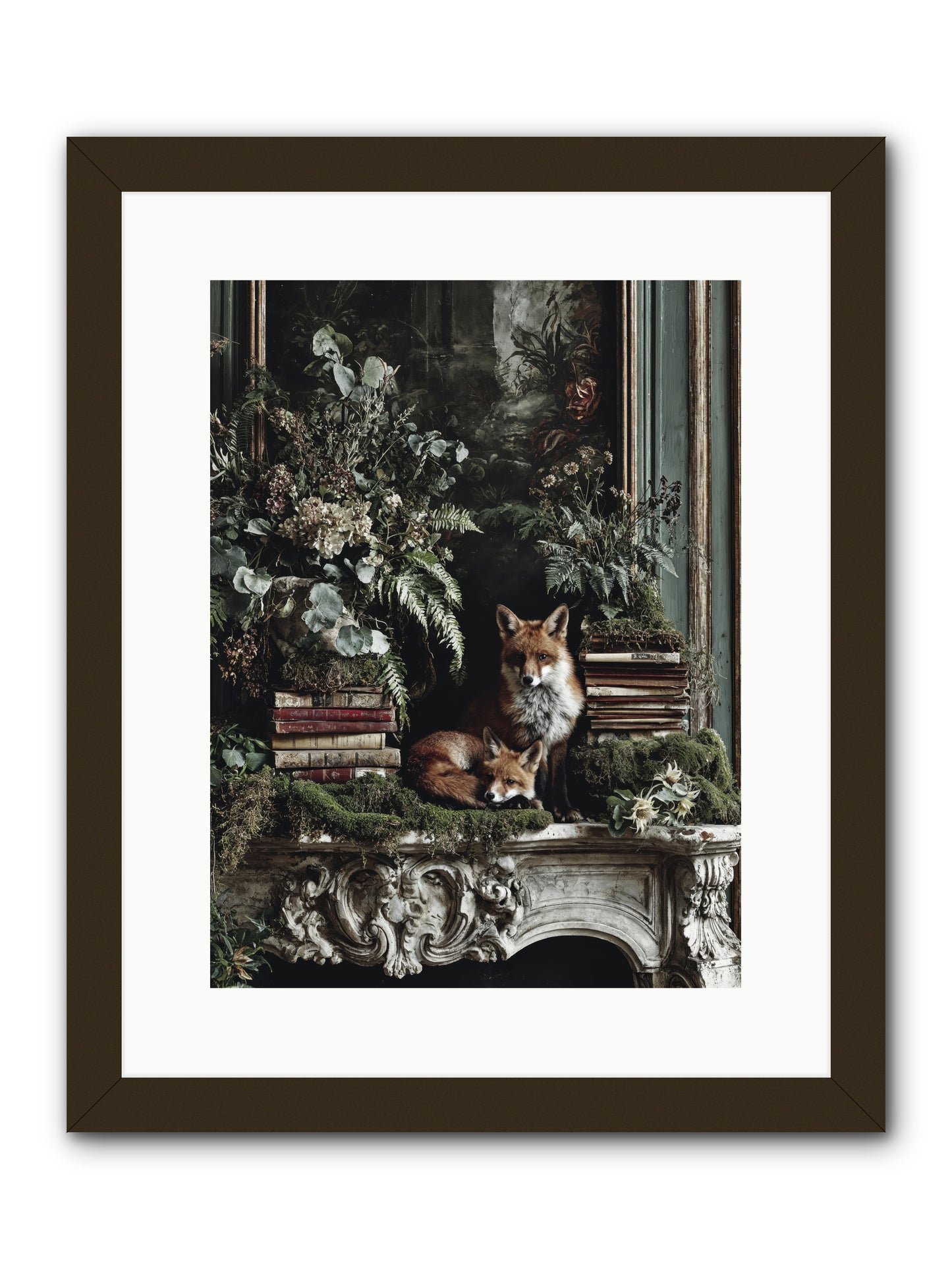 The Honey Spell -- Framed Print - Black 12x16