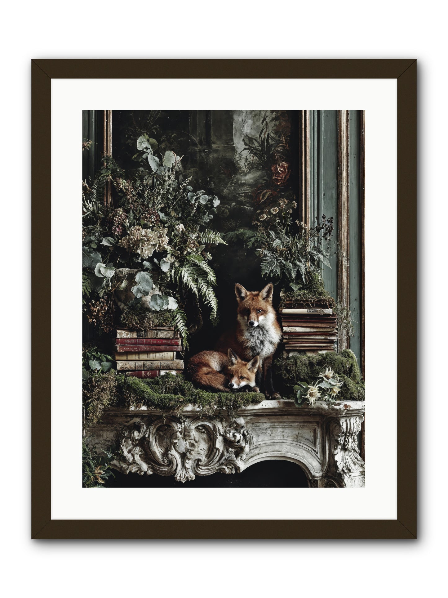 The Honey Spell -- Framed Print - Black 18x24