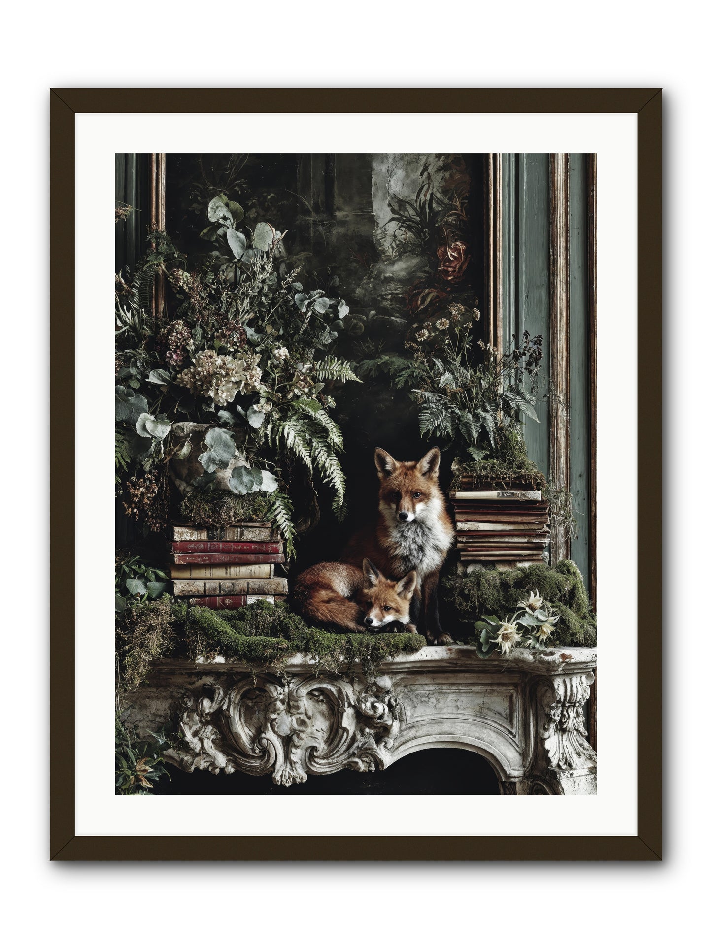The Honey Spell -- Framed Print - Black 24x32