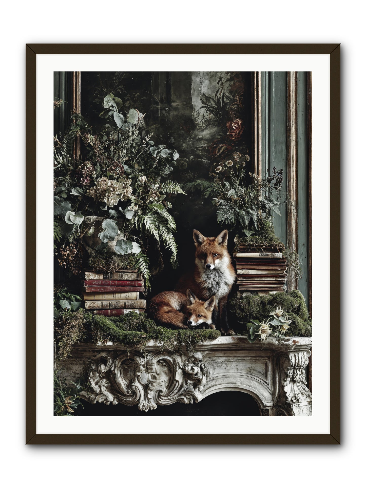 The Honey Spell -- Framed Print - Black 30x40