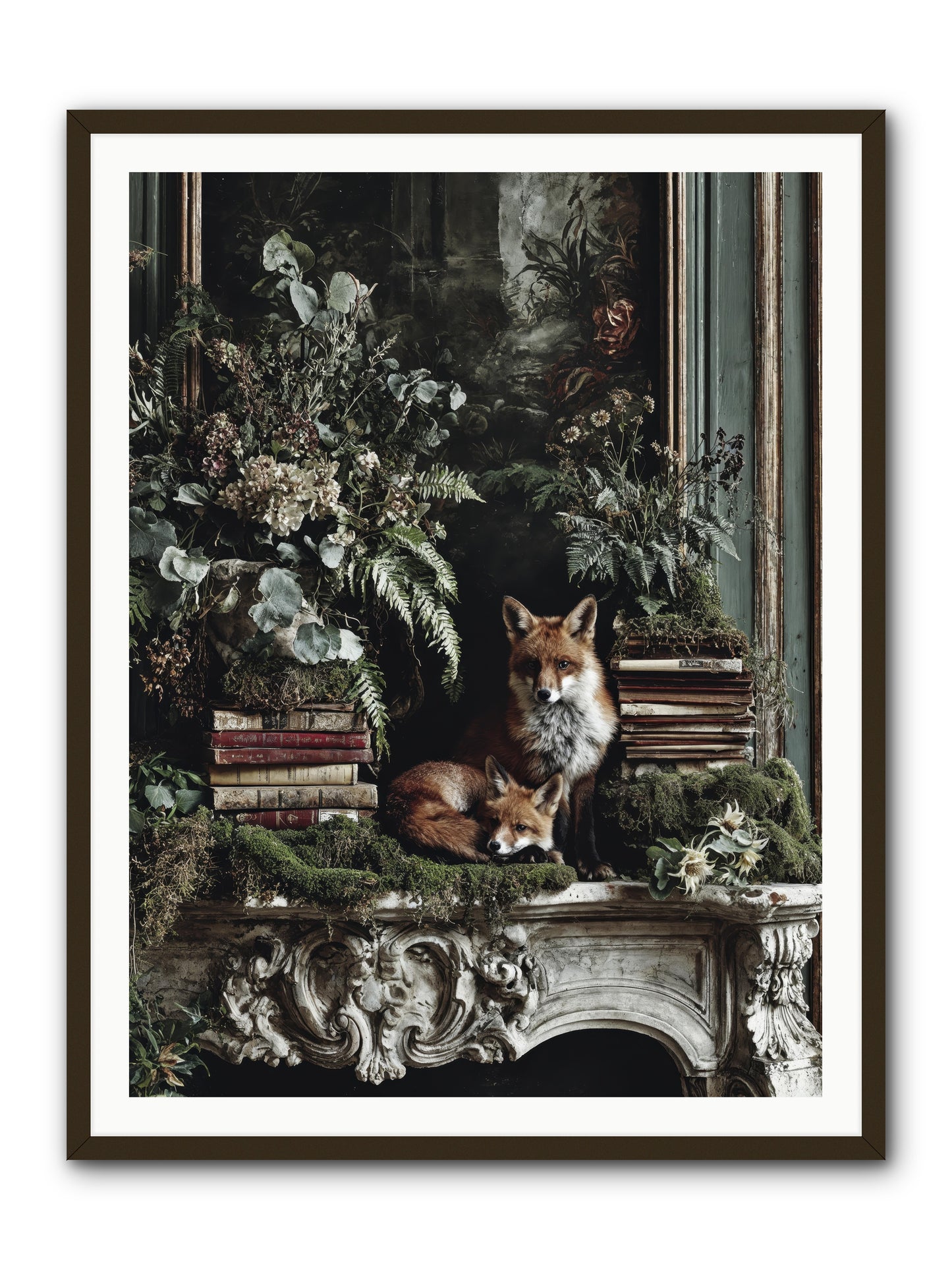 The Honey Spell -- Framed Print - Black 36x48