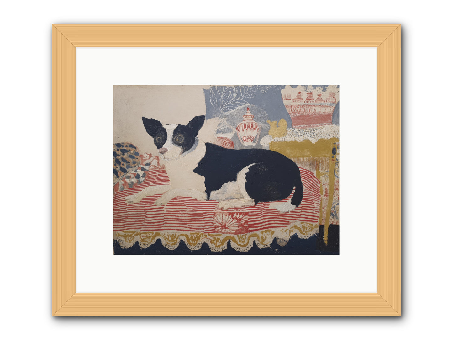 The Honeysuckle Hypothesis -- Framed Print - Natural 12x9