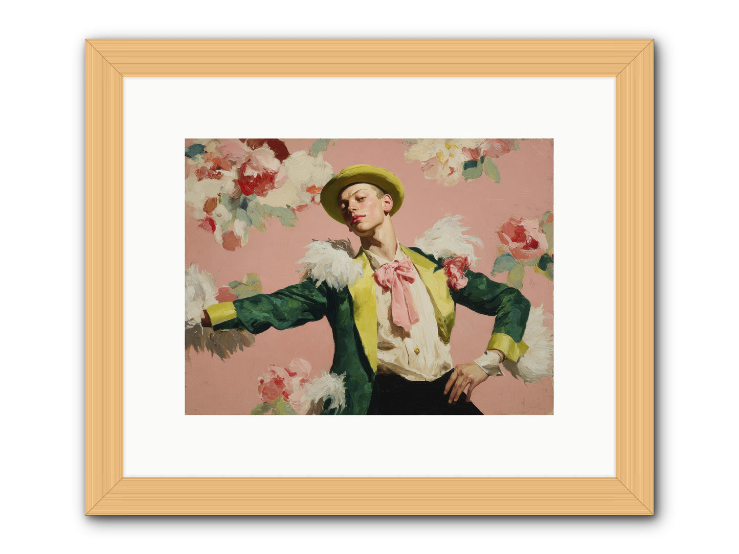 The Host -- Framed Print - Natural 12x9
