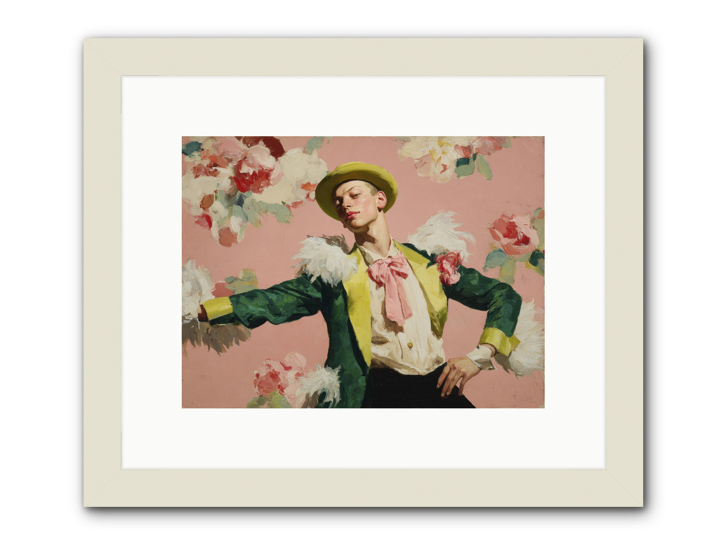 The Host -- Framed Print - White 12x9