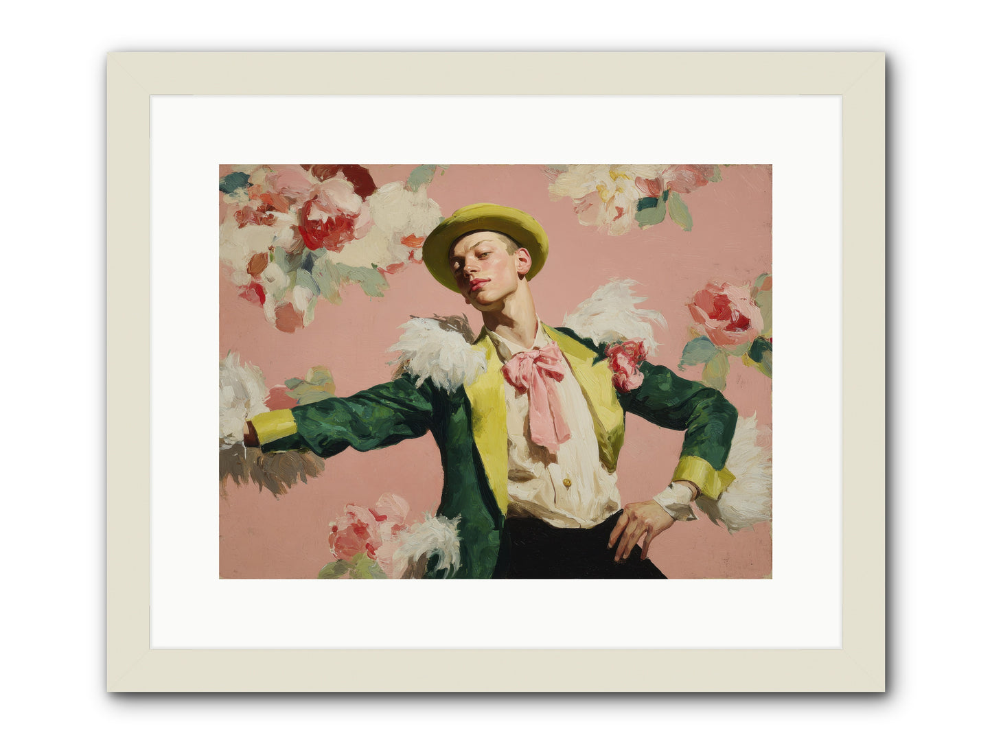 The Host -- Framed Print - White 16x12