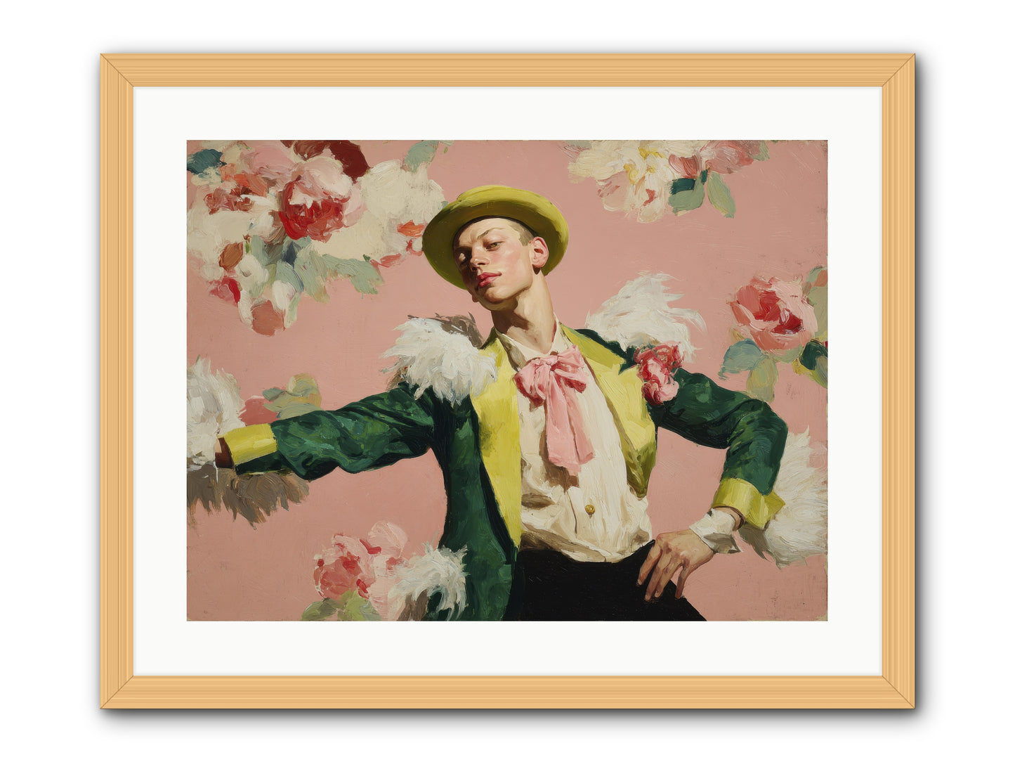 The Host -- Framed Print - Natural 24x18