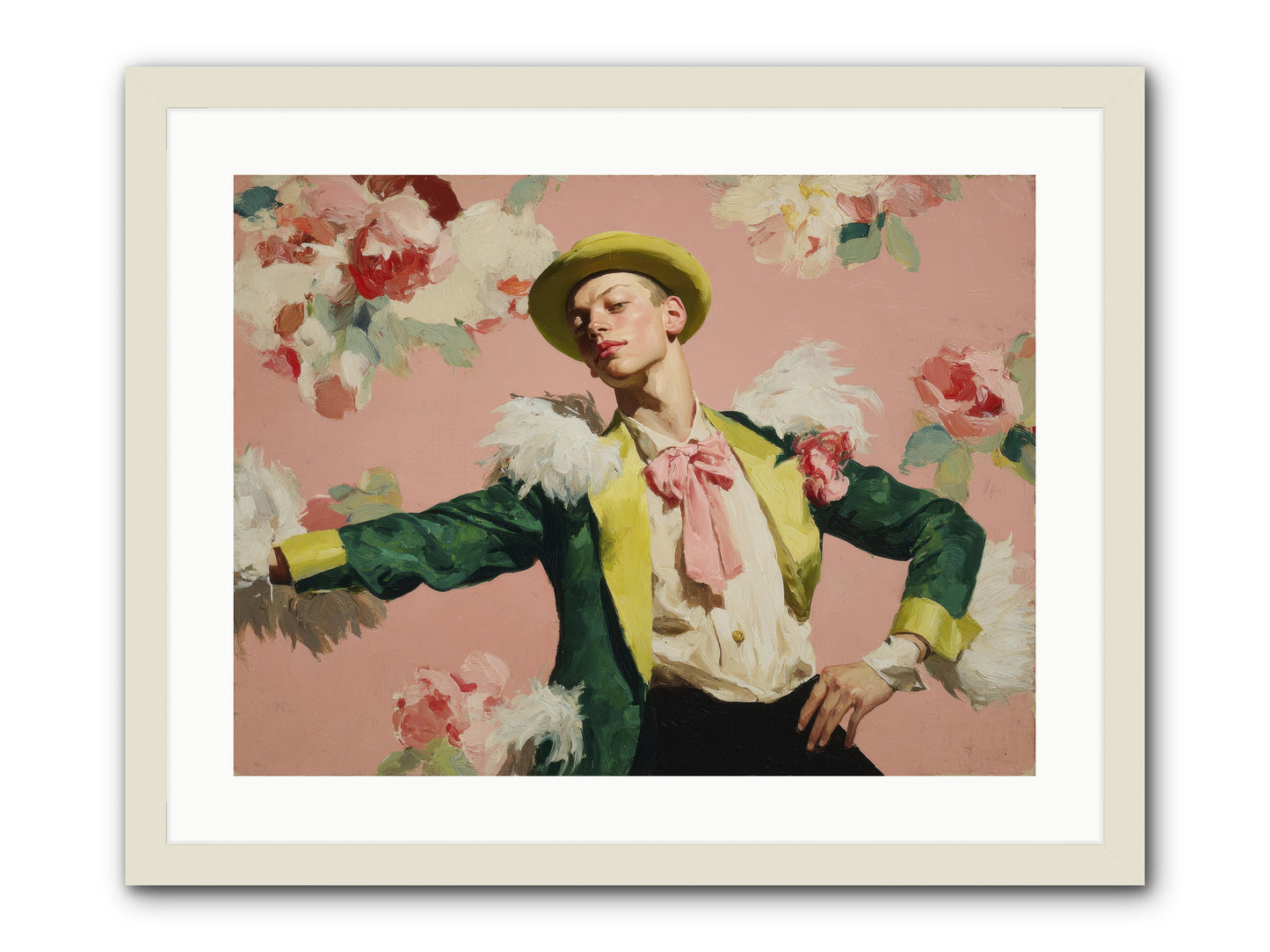 The Host -- Framed Print - White 24x18