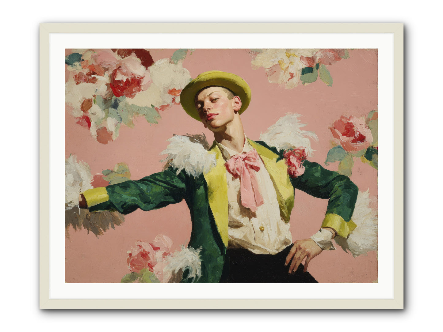 The Host -- Framed Print - White 40x30