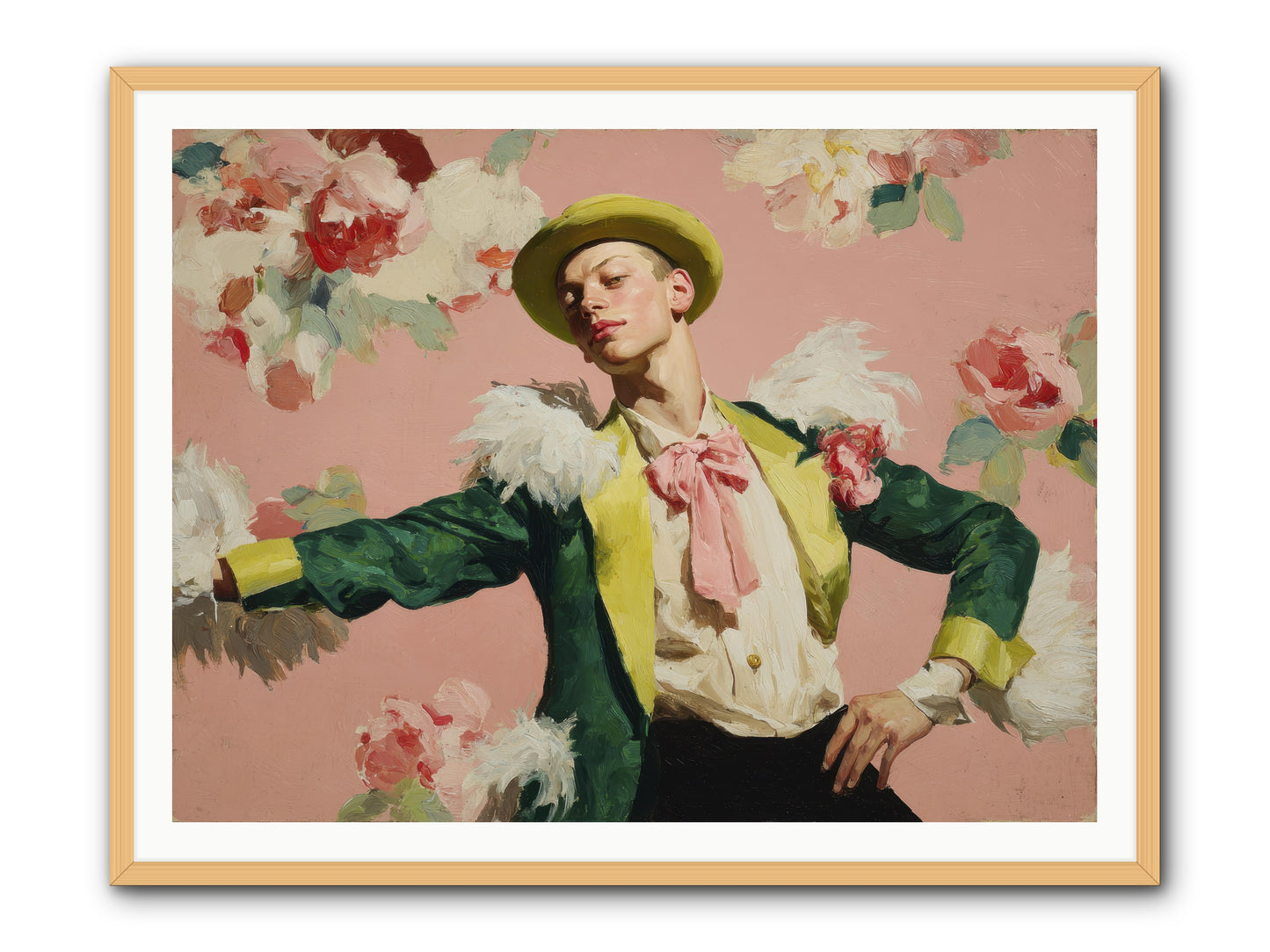 The Host -- Framed Print - Natural 48x36