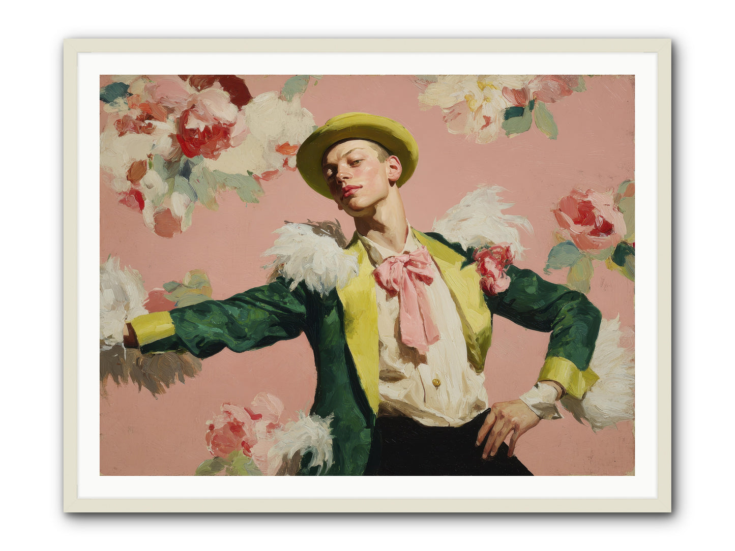 The Host -- Framed Print - White 48x36