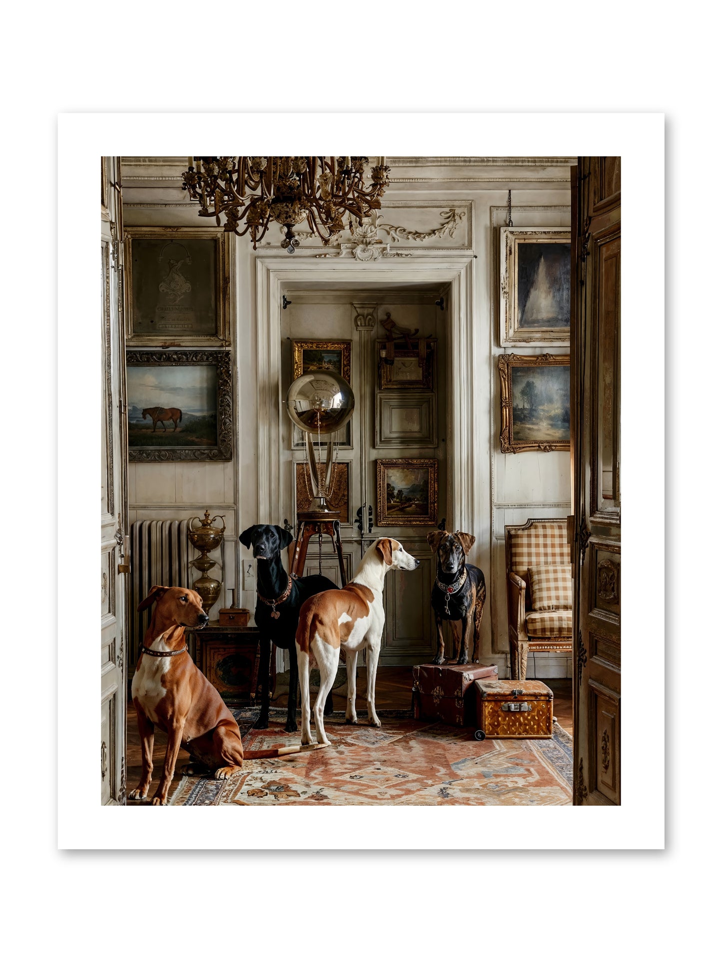 The Houndstone Literary Society -- Paper Print 12x15