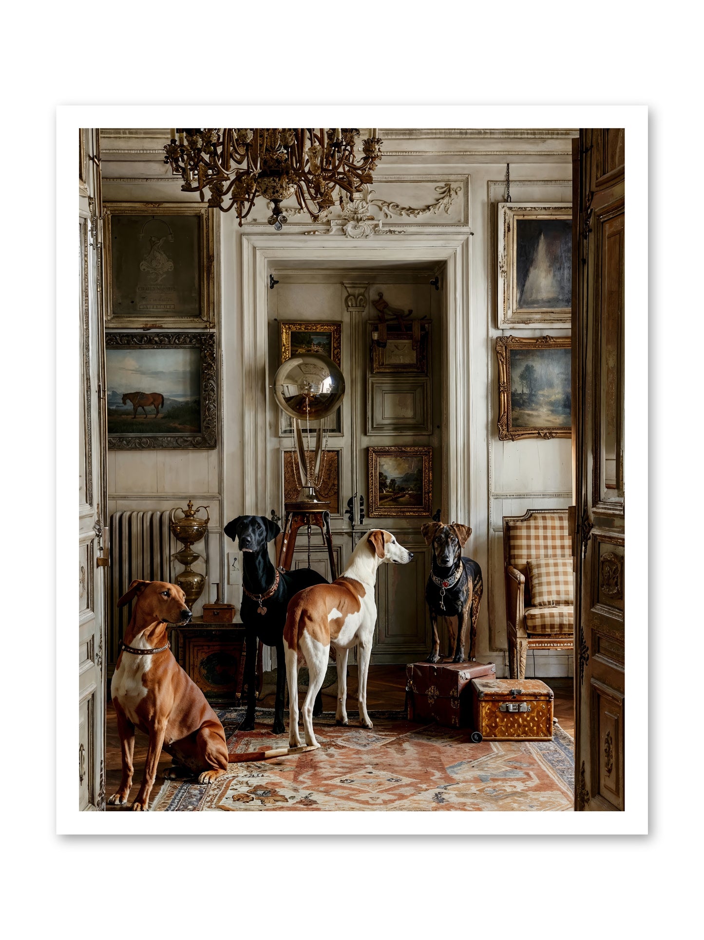 The Houndstone Literary Society -- Loose Canvas Print 24x30