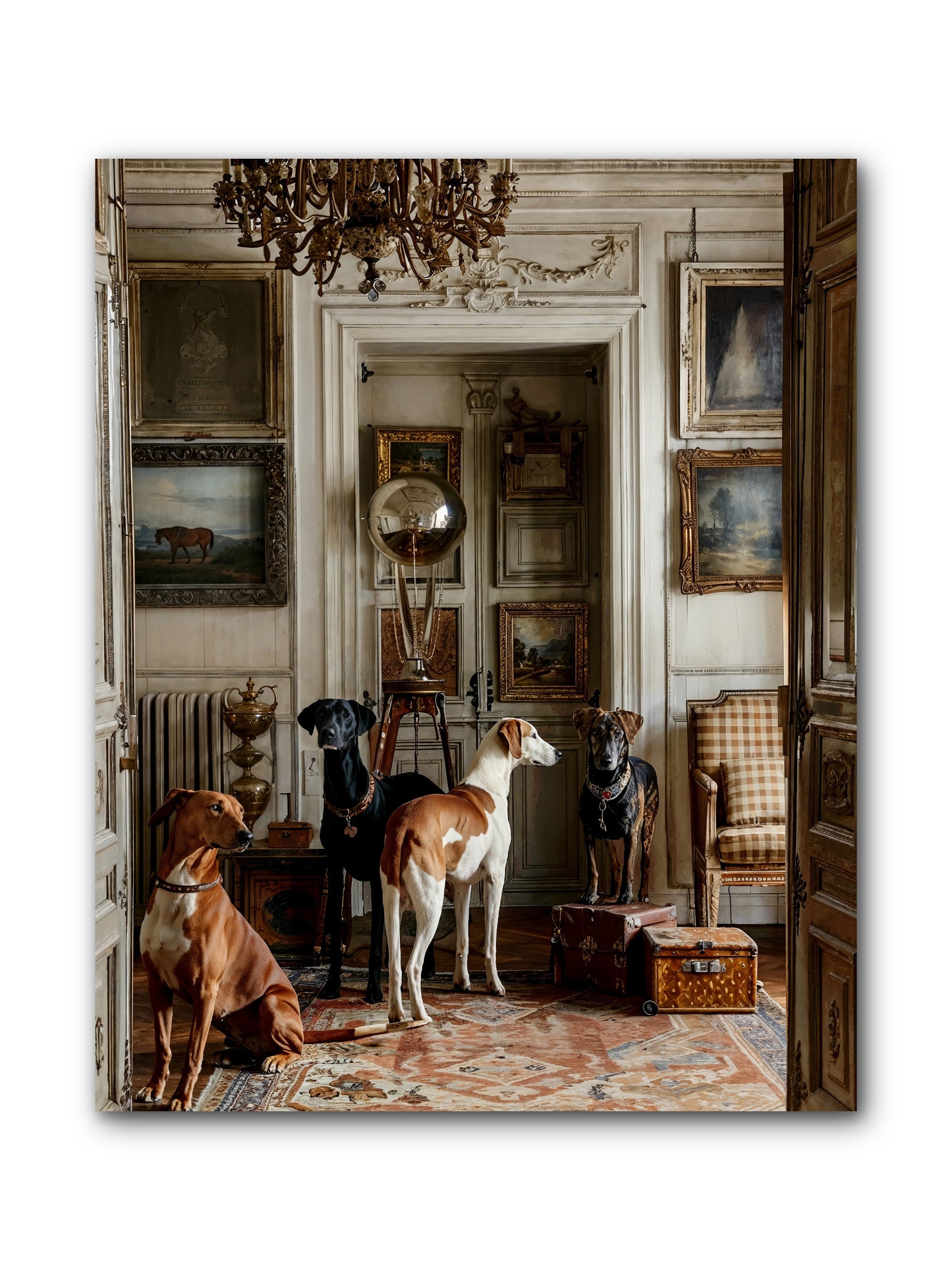 The Houndstone Literary Society -- Wrapped Canvas 8x10