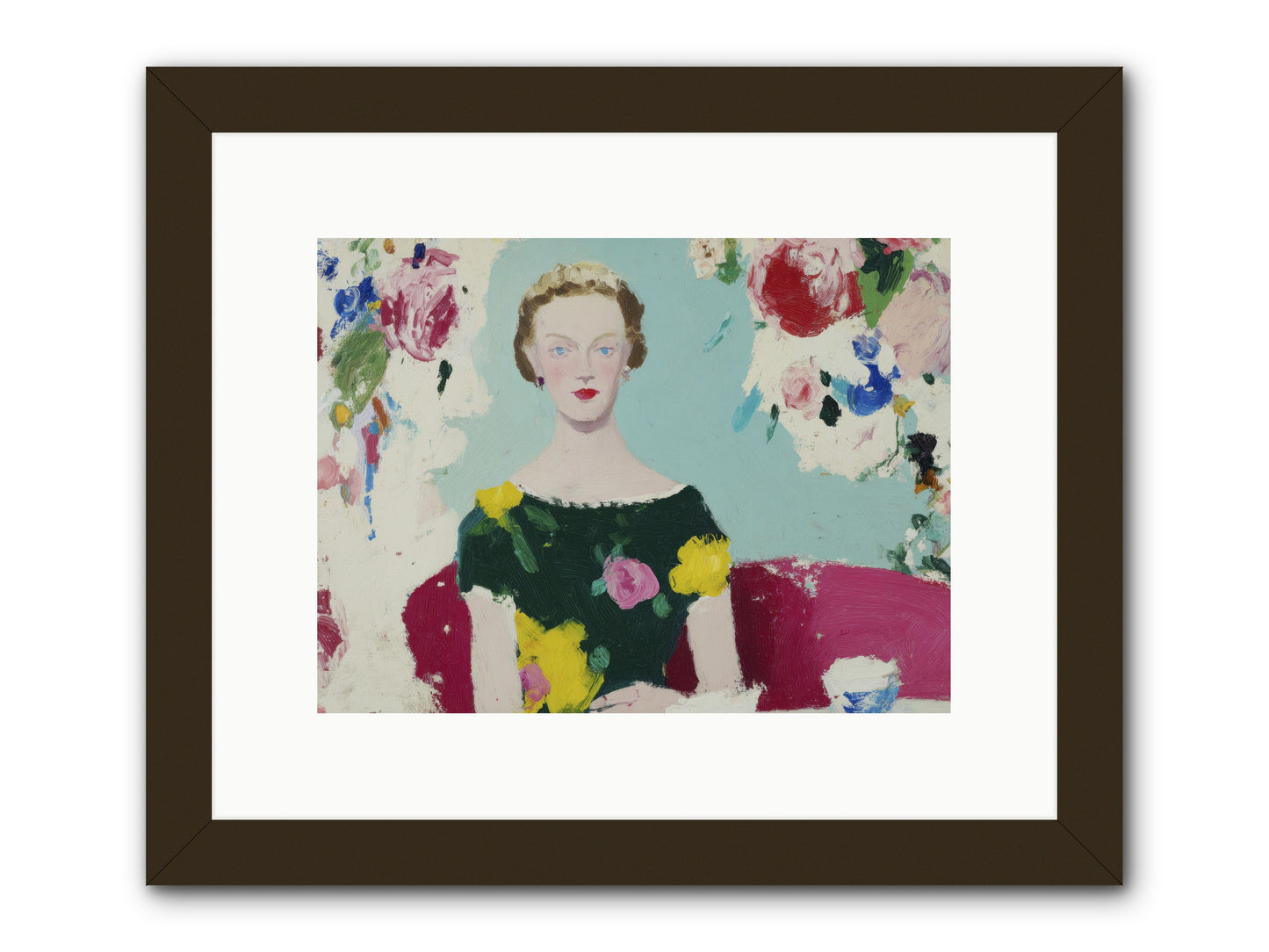 The Hour Before -- Framed Print - Black 12x9