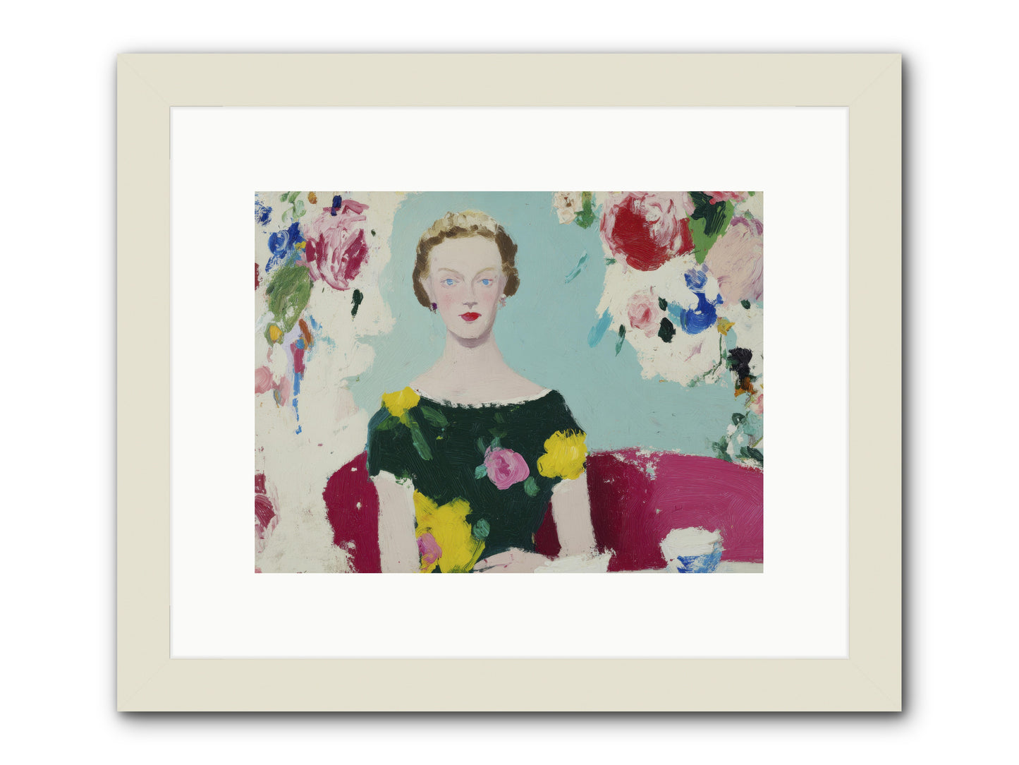The Hour Before -- Framed Print - White 12x9
