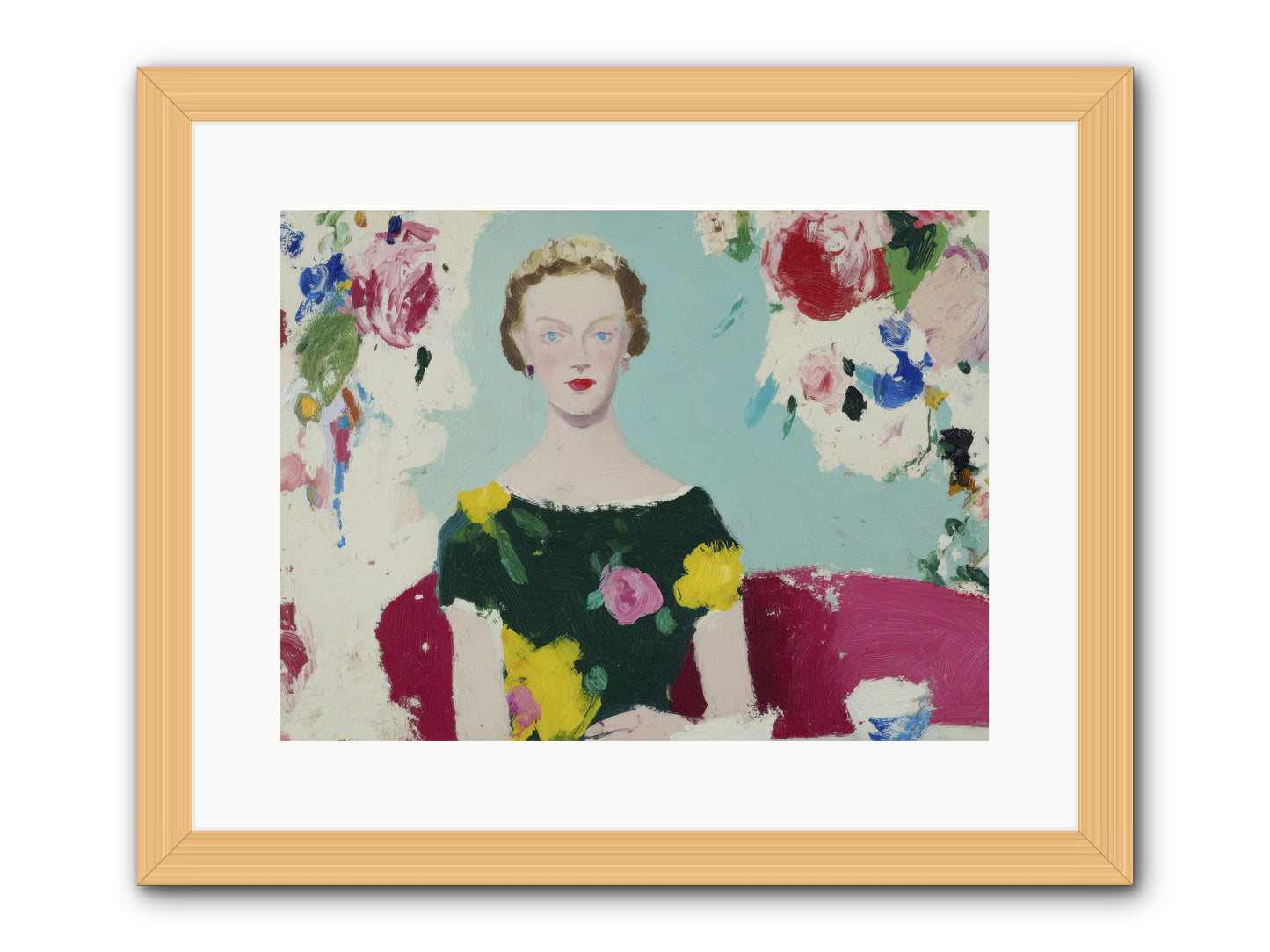 The Hour Before -- Framed Print - Natural 16x12
