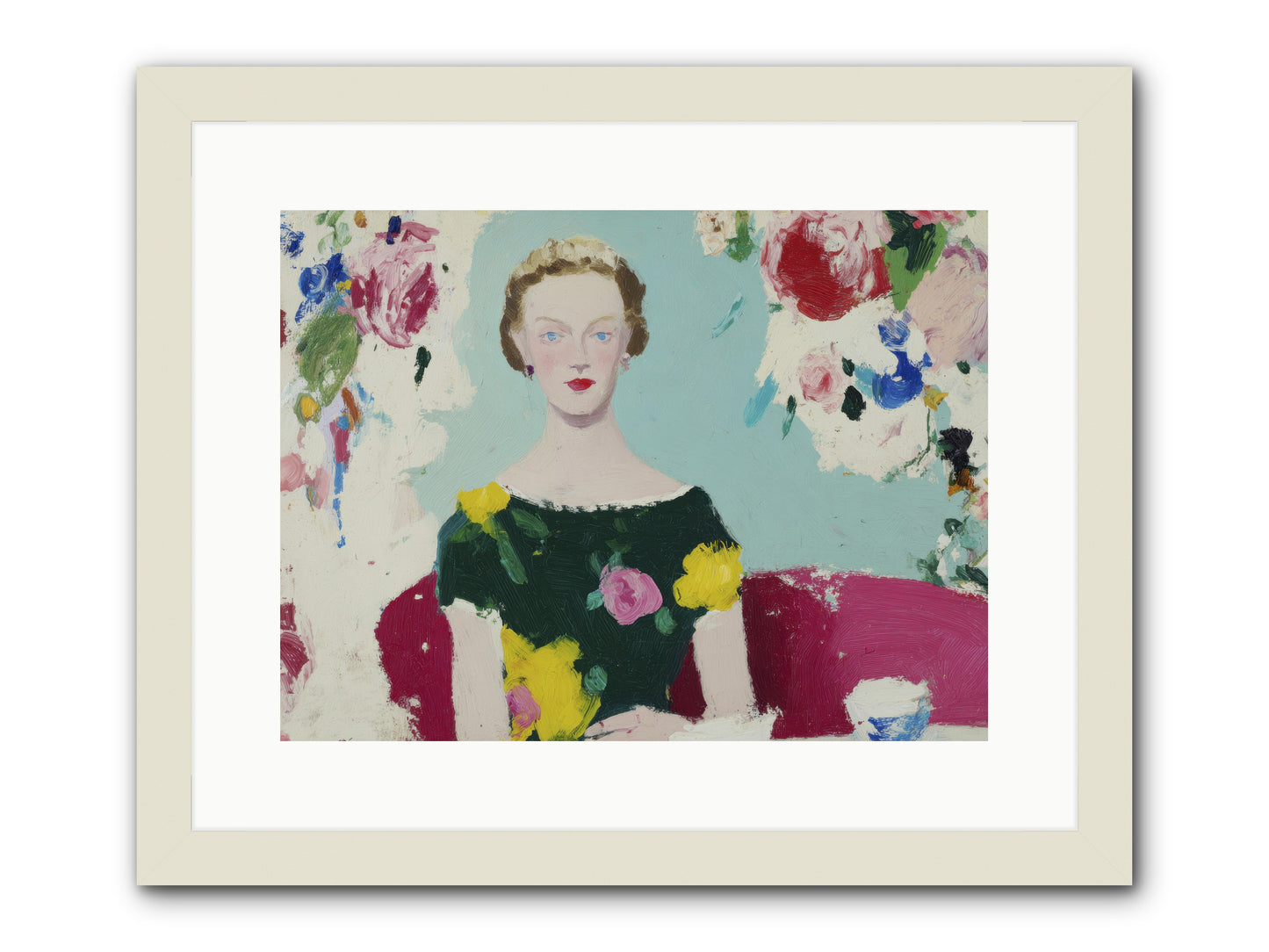 The Hour Before -- Framed Print - White 16x12