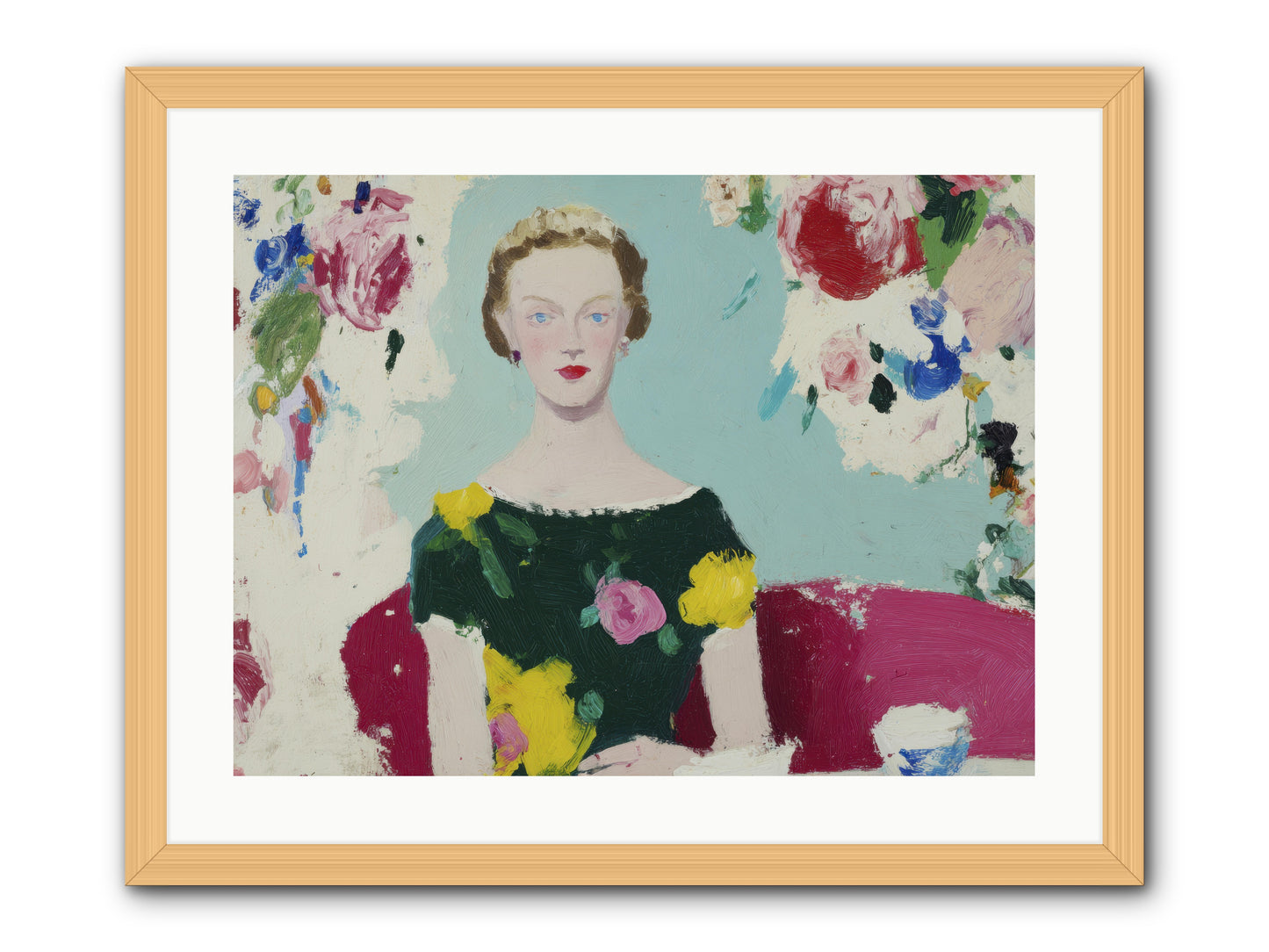 The Hour Before -- Framed Print - Natural 24x18