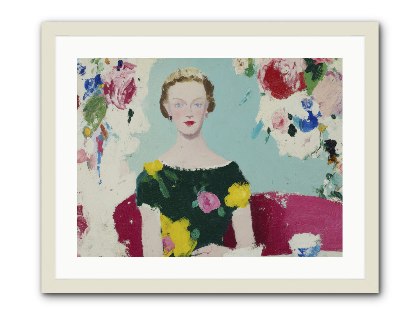 The Hour Before -- Framed Print - White 24x18