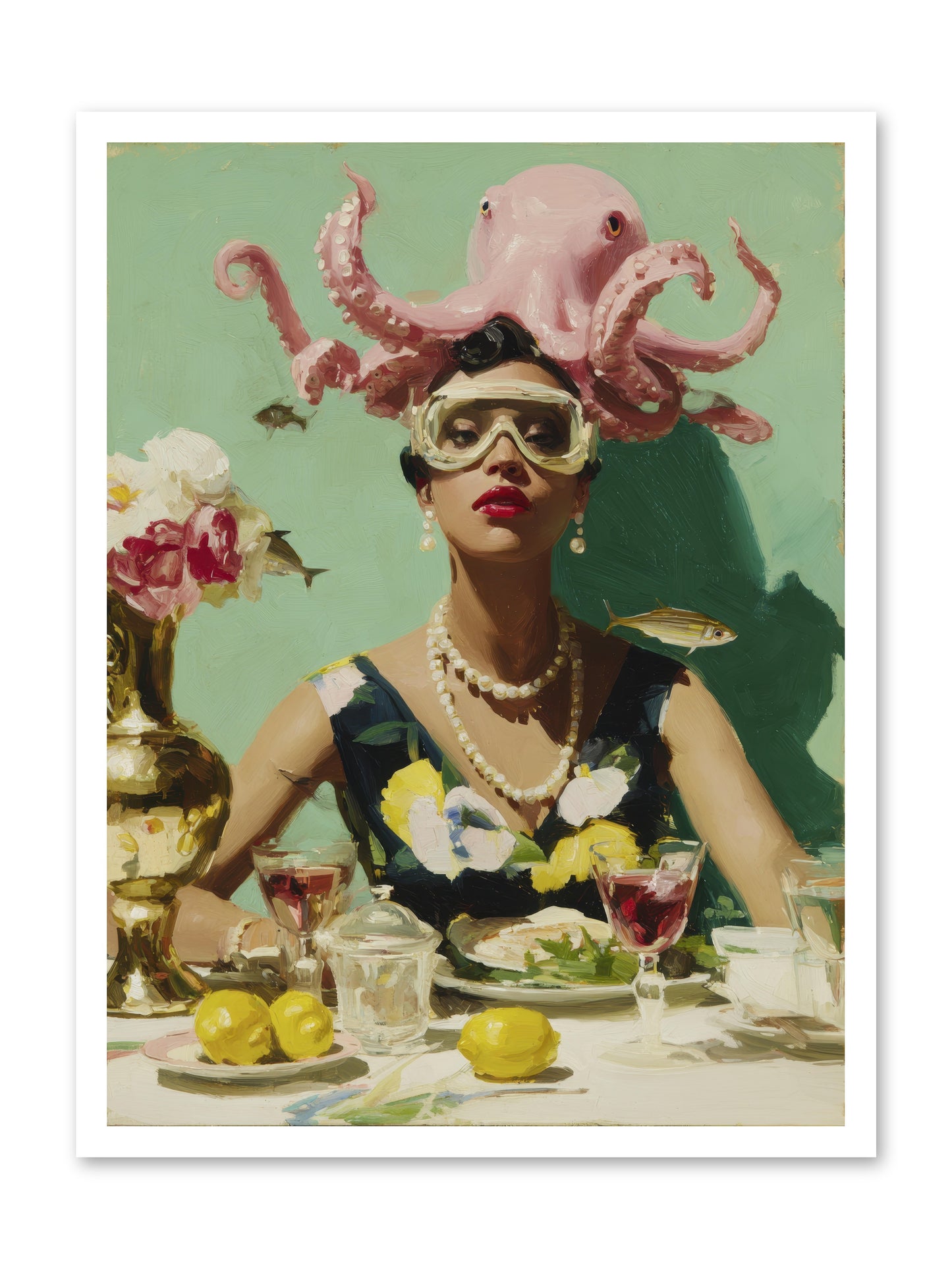The Hour at Hotel Chérie -- Paper Print 24x32