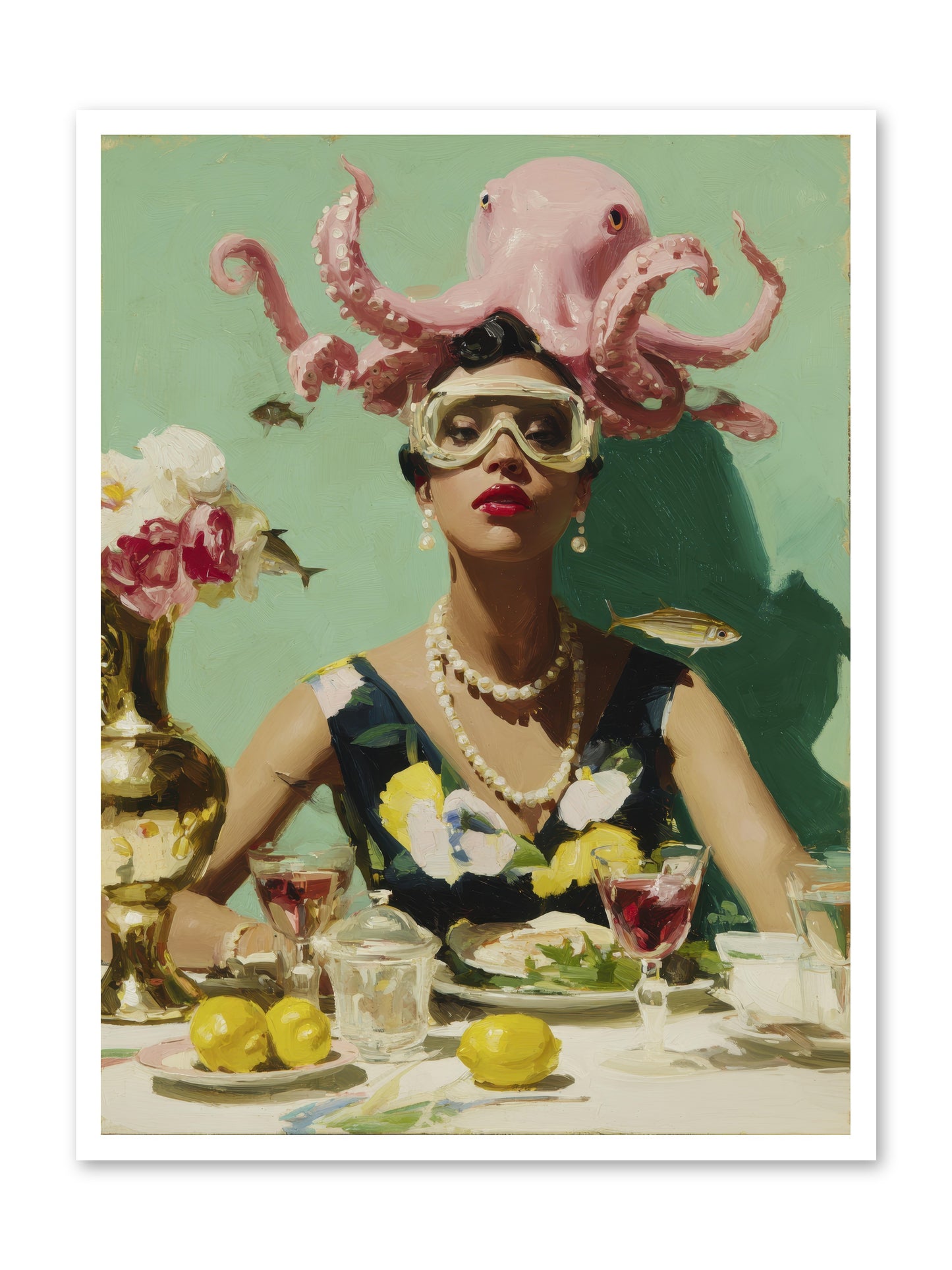 The Hour at Hotel Chérie -- Paper Print 30x40