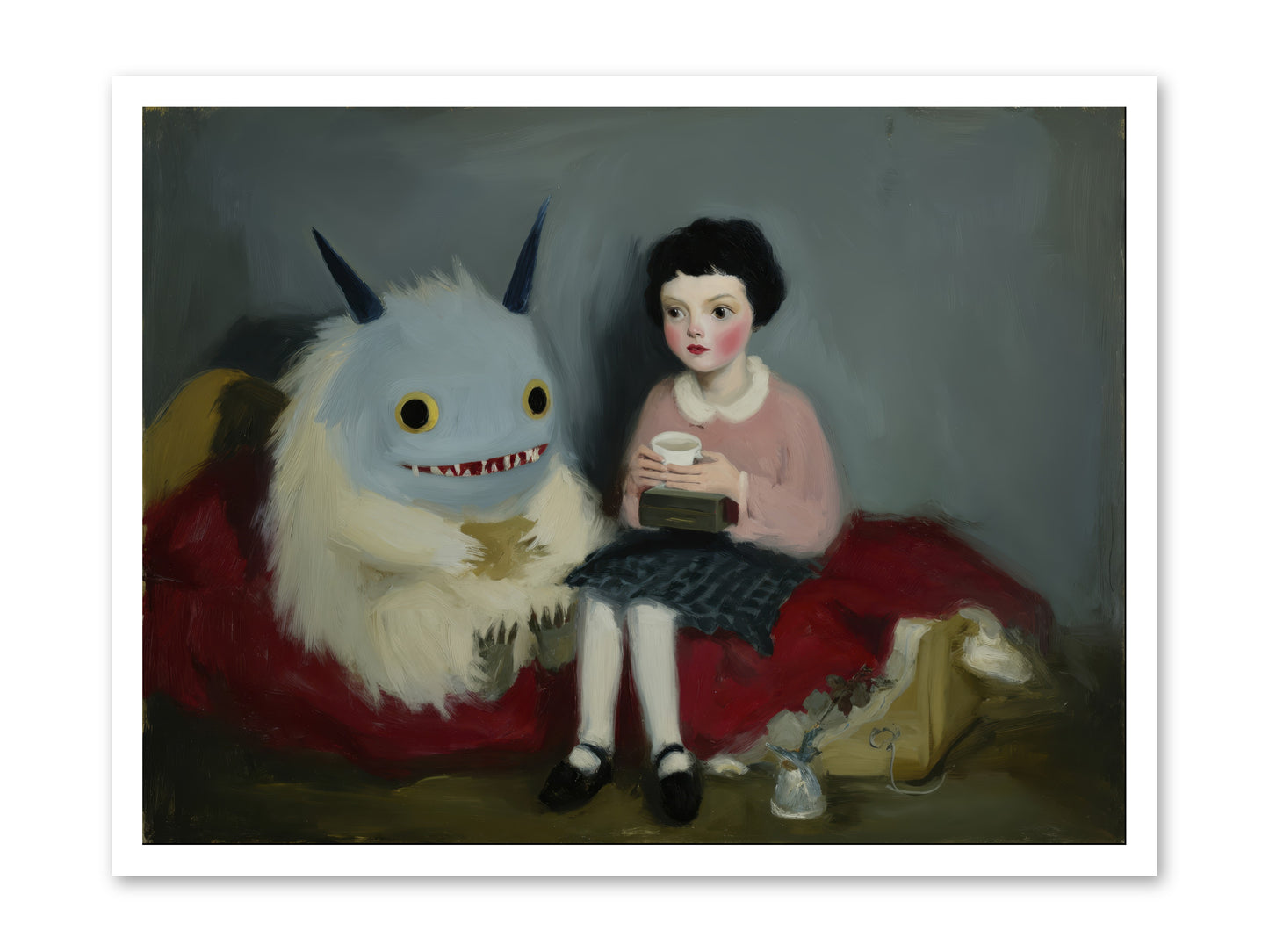 The Hour of Sweet Mischief -- Loose Canvas Print 32x24