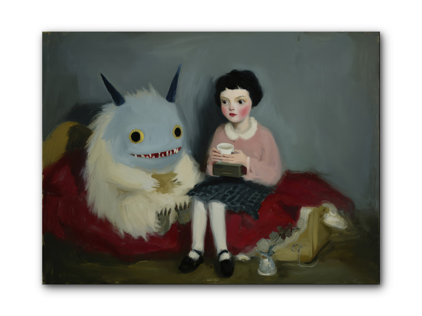The Hour of Sweet Mischief -- Wrapped Canvas 12x9