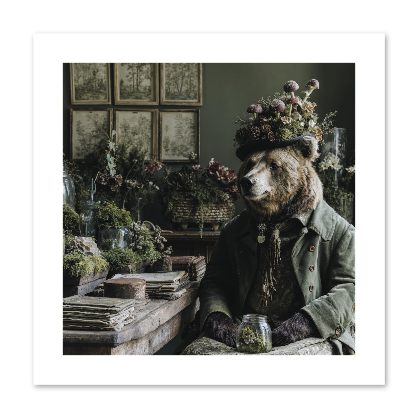 The Hour of Wild Honey -- Paper Print 10x10