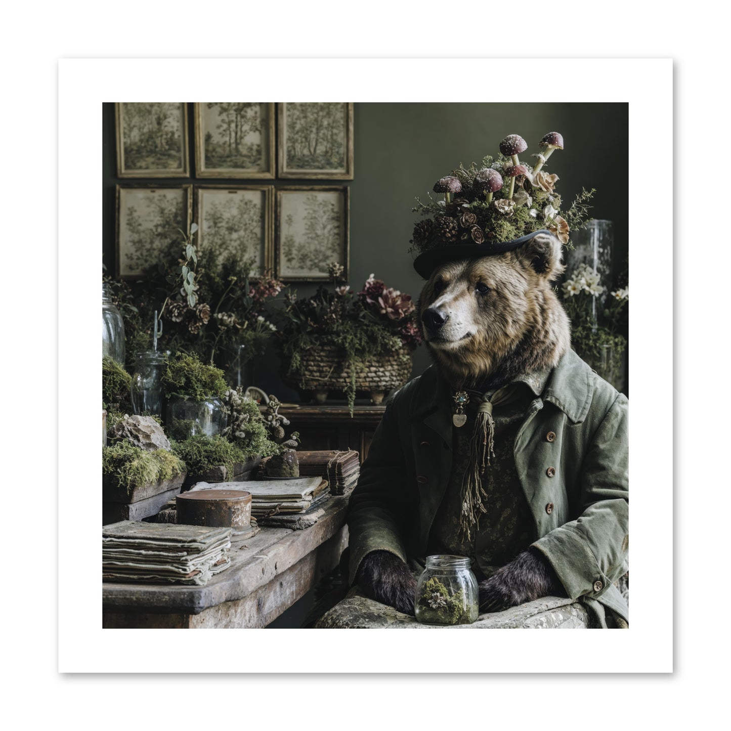The Hour of Wild Honey -- Paper Print 12x12