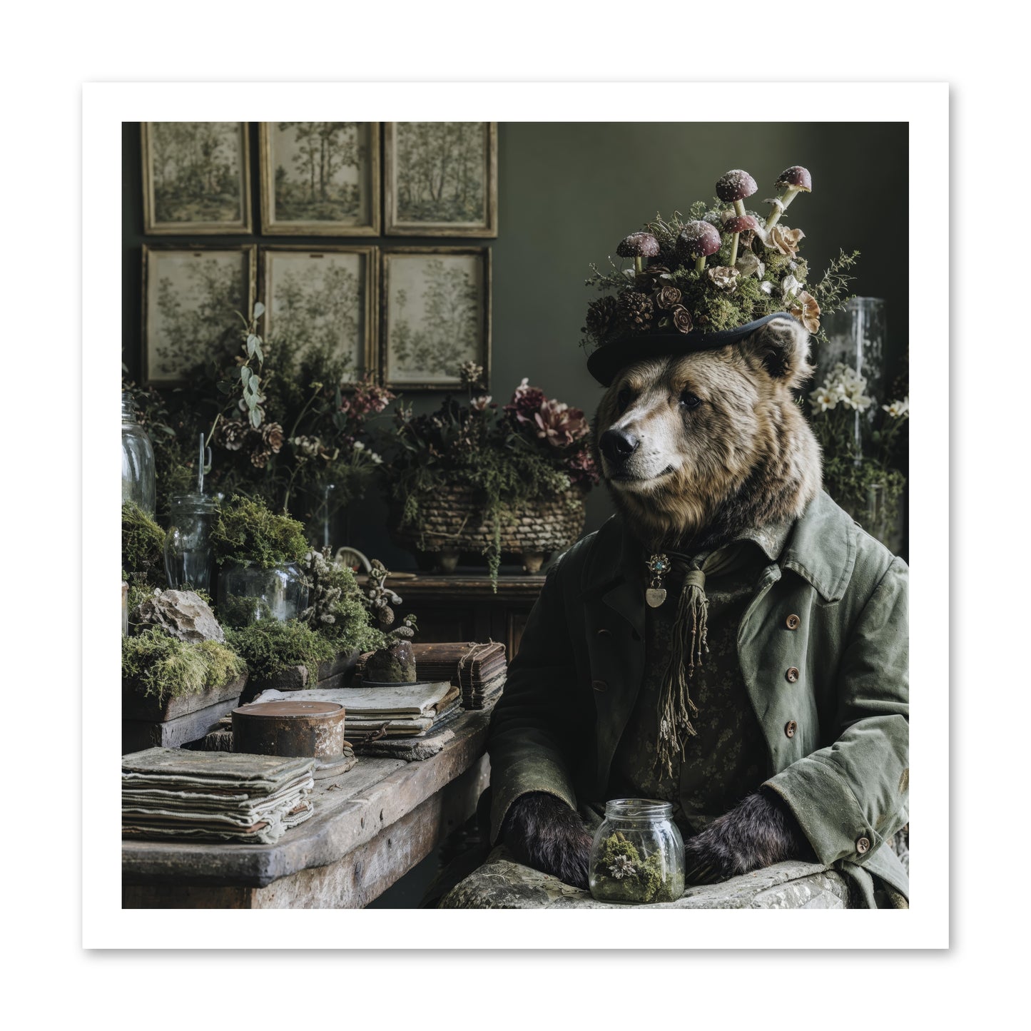 The Hour of Wild Honey -- Loose Canvas Print 20x20