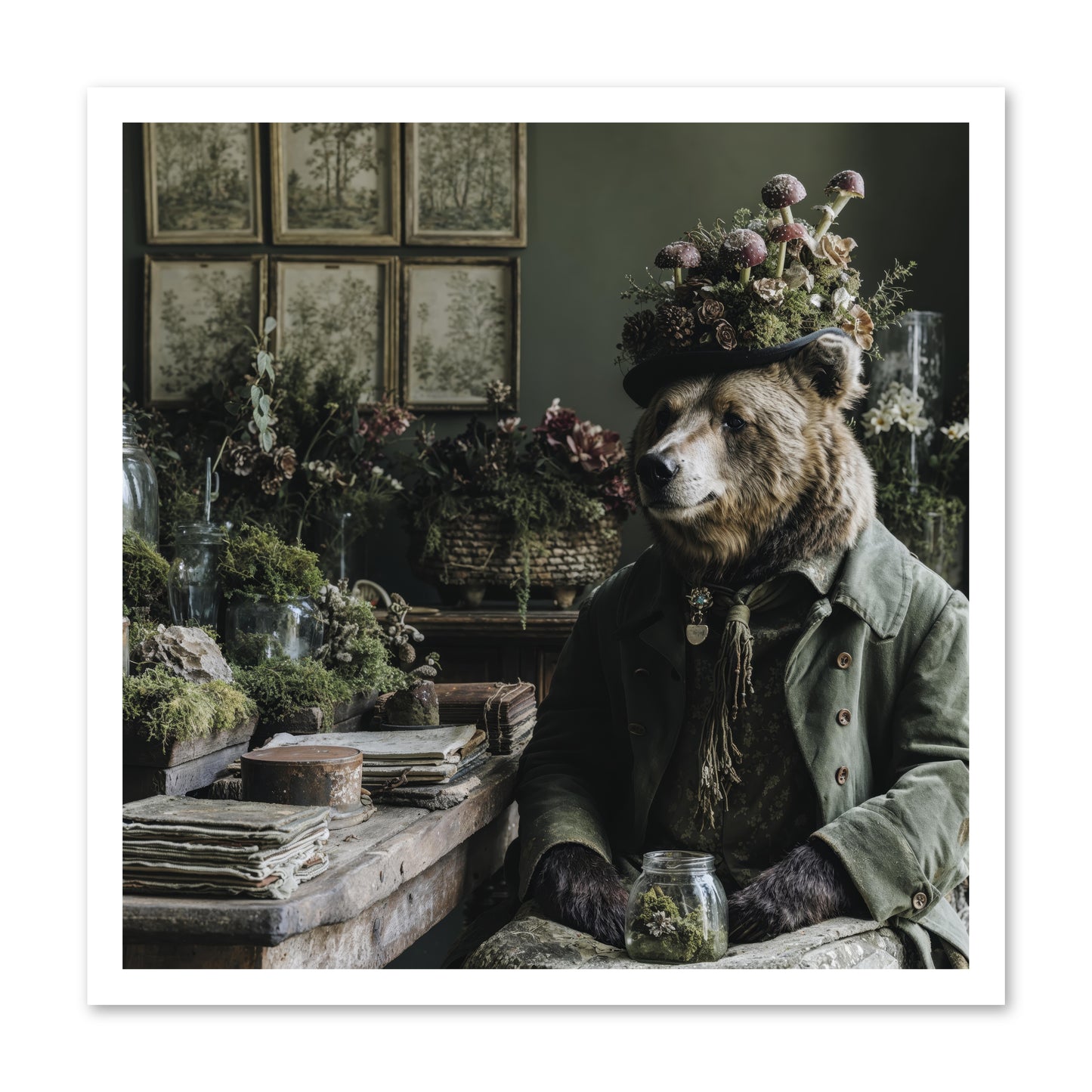 The Hour of Wild Honey -- Loose Canvas Print 24x24