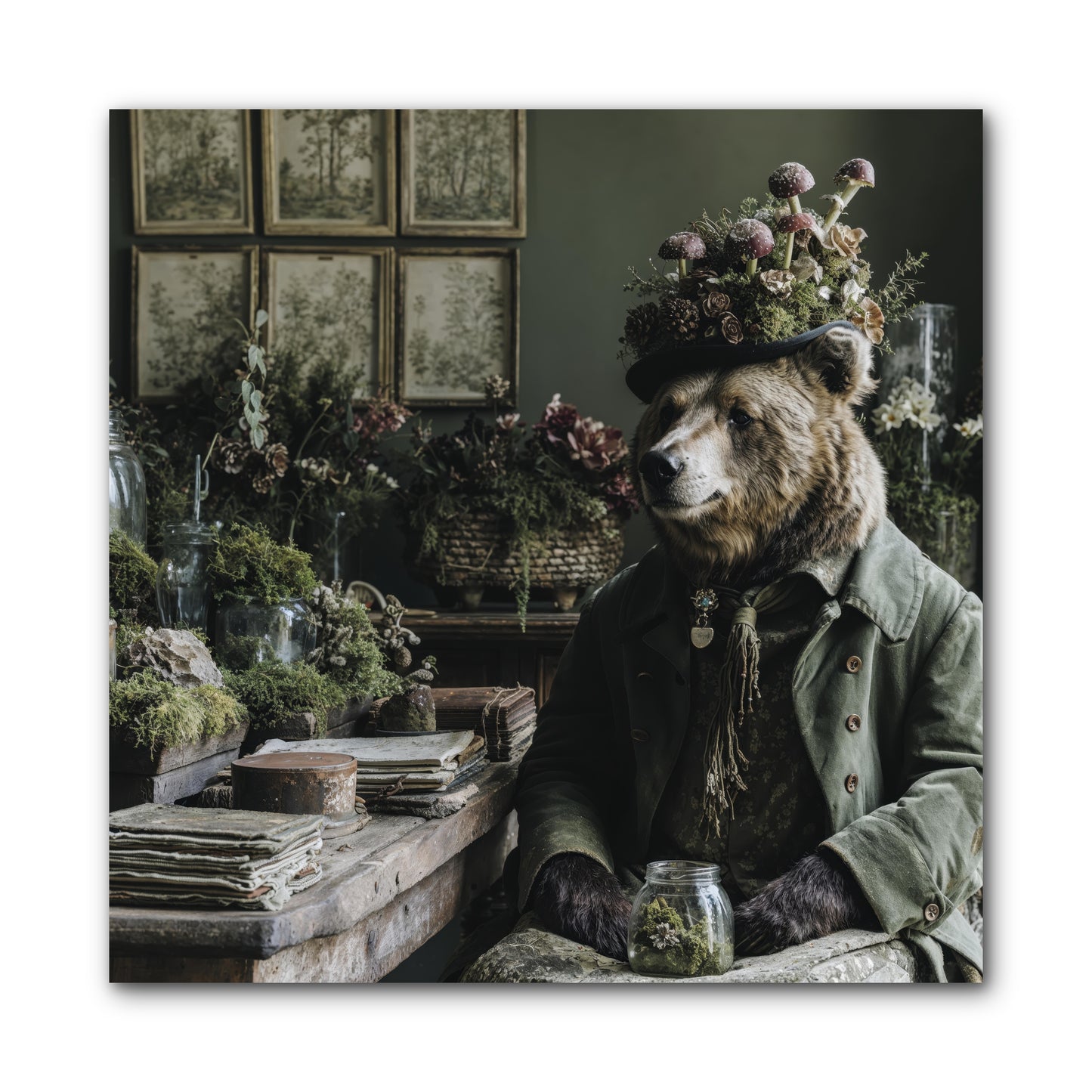 The Hour of Wild Honey -- Wrapped Canvas 10x10